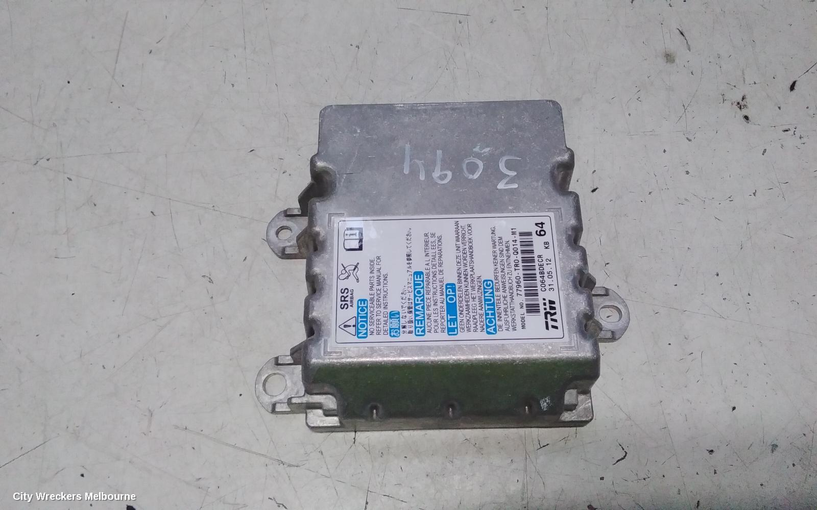 HONDA CIVIC AIRBAG MODULE/SENSOR, MODULE, SEDAN, NON HYBRID, 9TH GEN, 02/2012 - 03/2014 - Image 1