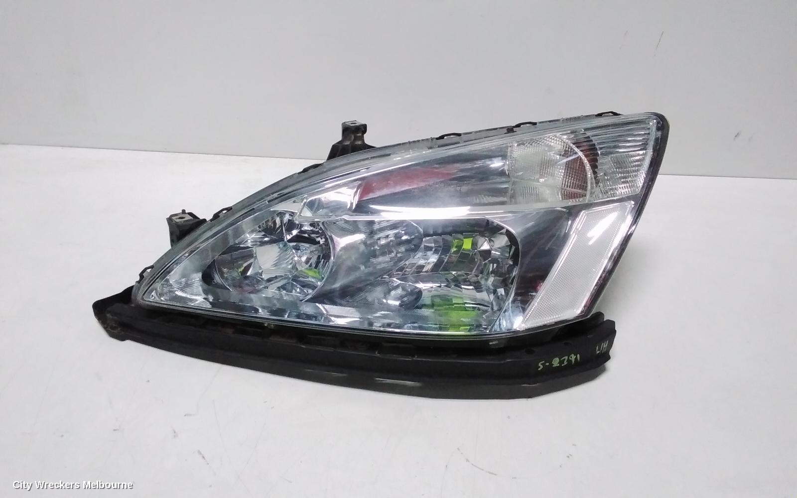 HONDA ACCORD LEFT HEADLAMP, 7TH GEN, CM (VIN MRHCM), 09/2003 - 10/2007 - Image 1