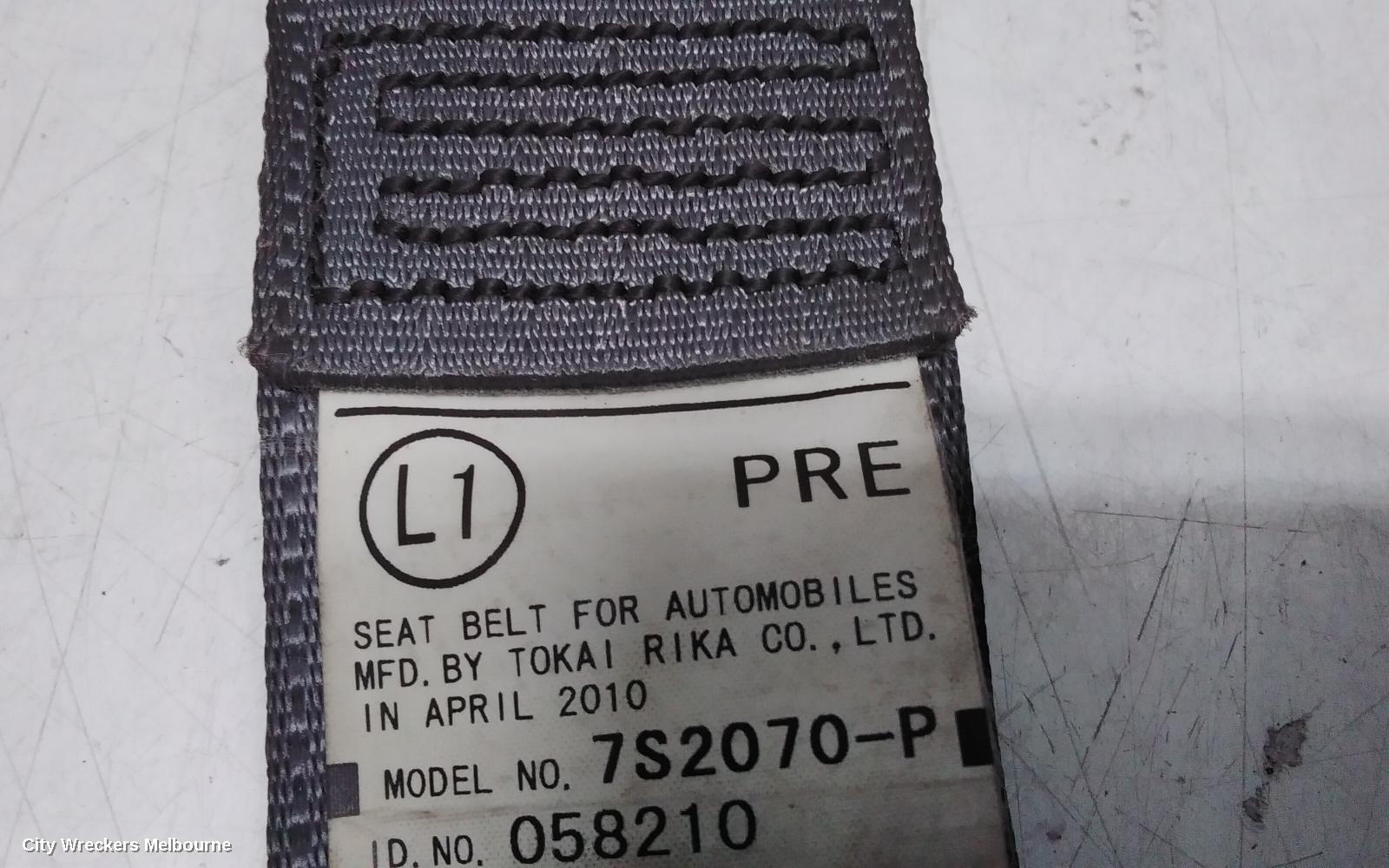 TOYOTA PRIUS SEATBELT/STALK, ZVW30R, LH FRONT, SEAT BELT ONLY, 07/2009 - 12/2015 - Image 3
