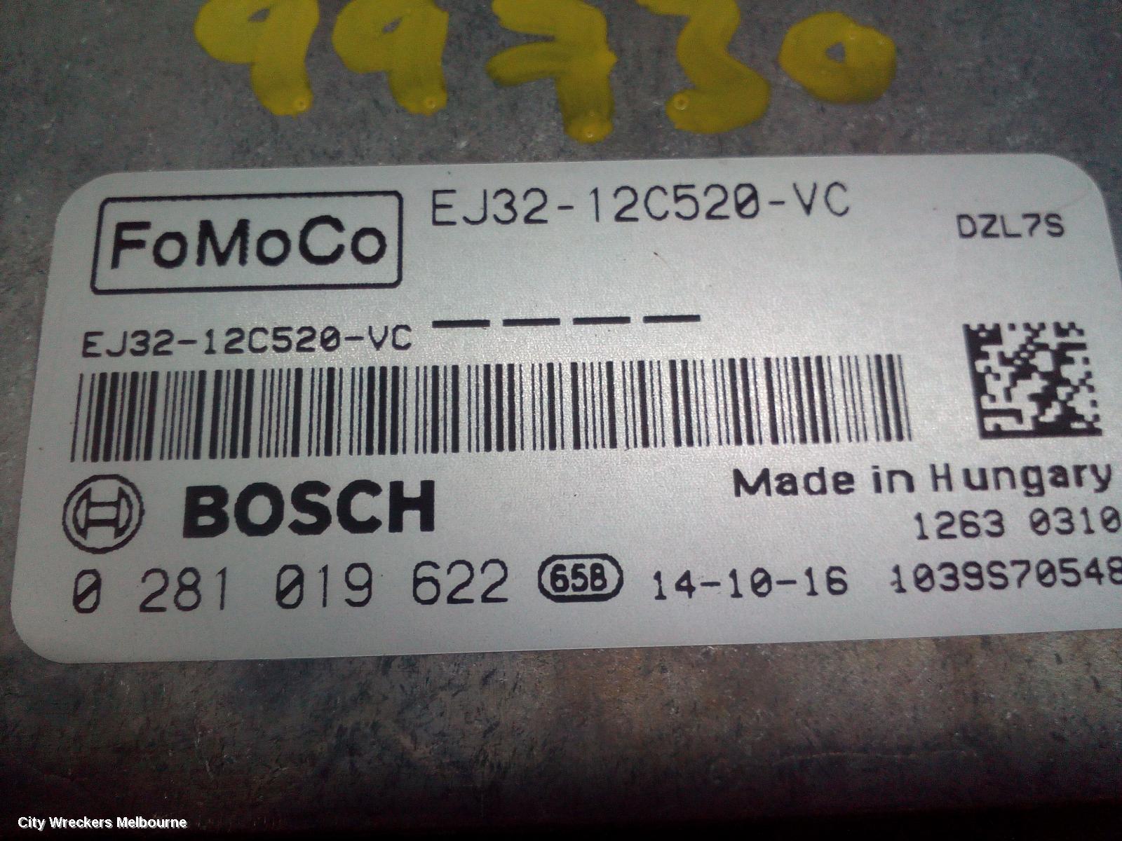 LAND ROVER RANGEROVER EVOQUE ECU, ENGINE ECU, 2.2, DIESEL, ECU ONLY, L538, 11/2011 - 08/2015 - Image 2