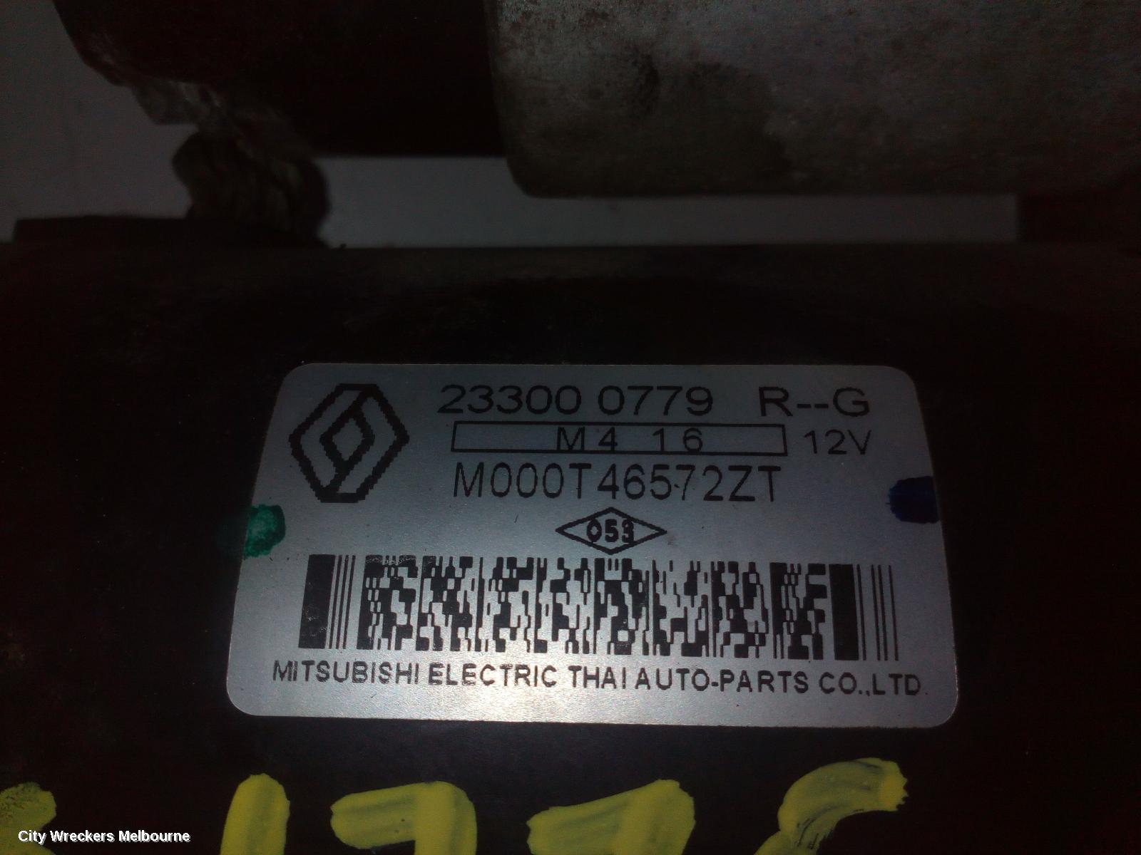 RENAULT MEGANE STARTER, PETROL, 1.2, BFB/LFF/KFB, 06/2016 - 02/2020 - Image 2