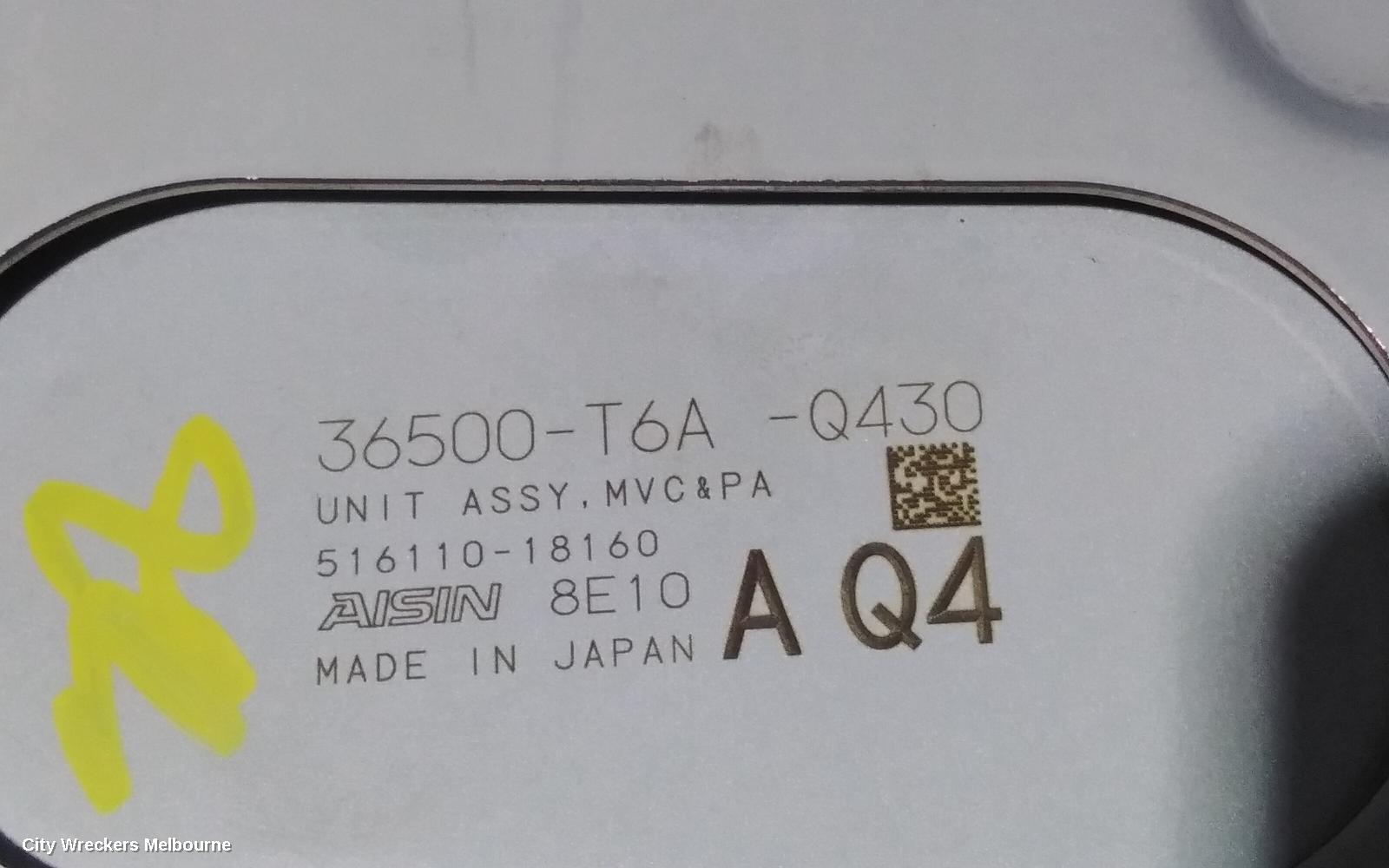 HONDA ODYSSEY, RC1, 02/2014 - 03/2022, 36500-T6A CAMERA MODULE : 85148 - Image 2
