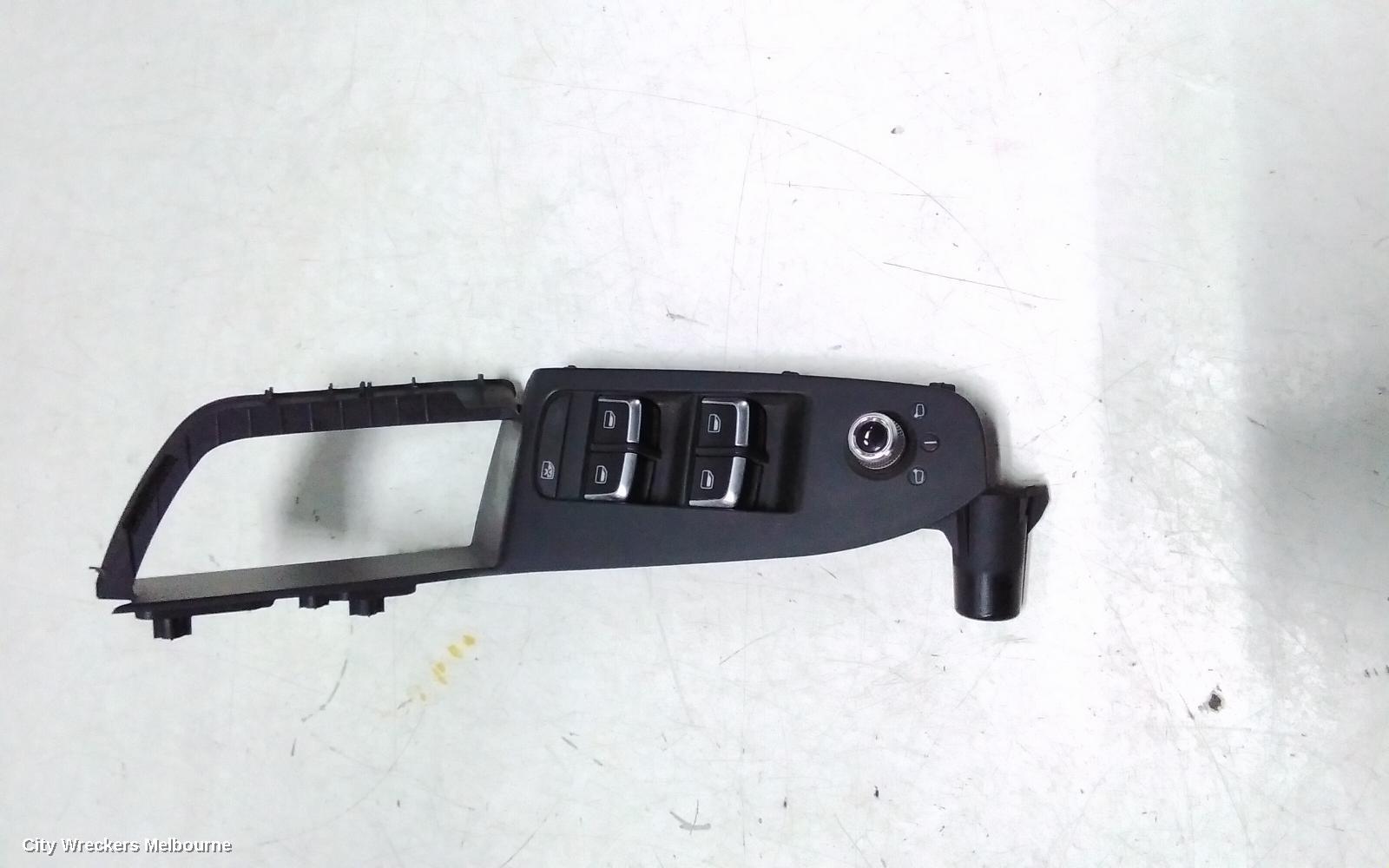AUDI A4 PWR DR WIND SWITCH, RH FRONT (MASTER SWITCH), B8 8K, 07/2012 - 01/2016 - Image 1