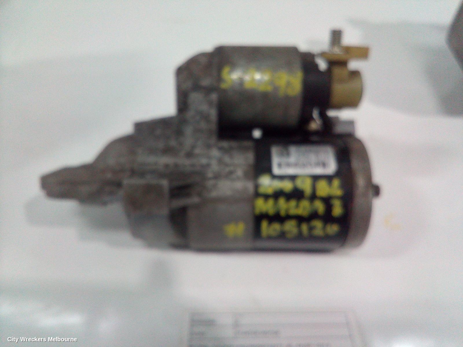 MAZDA 3 STARTER, PETROL, 2.0, P/N LF8J/M000T33271, BL, 04/2009 - 10/2013 - Image 1
