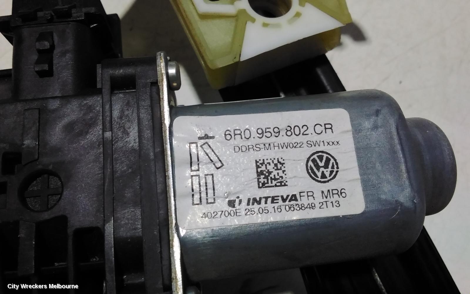VOLKSWAGEN AMAROK RIGHT FRONT WINDOW REG/MOTOR, 2H, 12/2010 ONWARDS - Image 3
