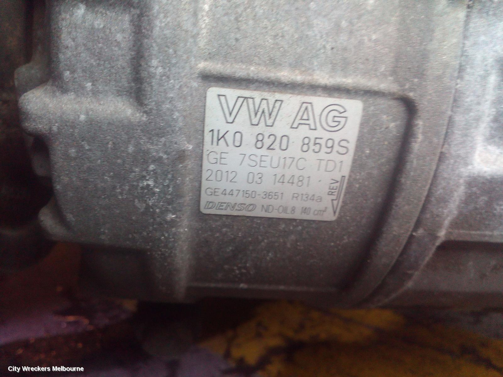 SKODA OCTAVIA A/C COMPRESSOR, 1Z, PETROL, DENSO BRAND (7SEU17C), 01/2004 - 10/2013 - Image 1