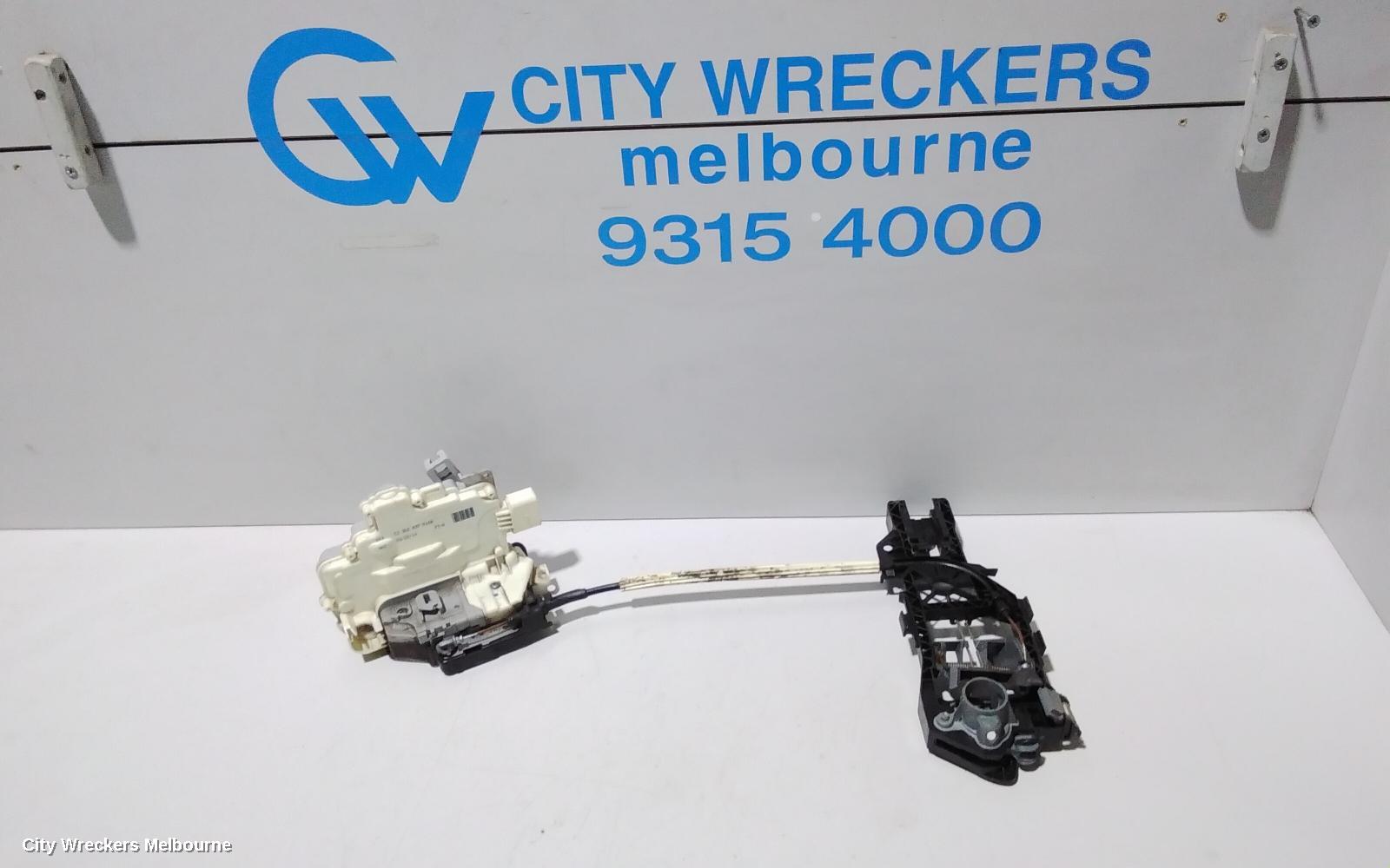 VOLKSWAGEN PASSAT DOOR/BOOT/GATE LOCK, RIGHT FRONT DOOR LOCK, 3C/MK6 B7, SEDAN/WAGON, P/N 3C2837016B, 04/2011 - 05/2015 - Image 1