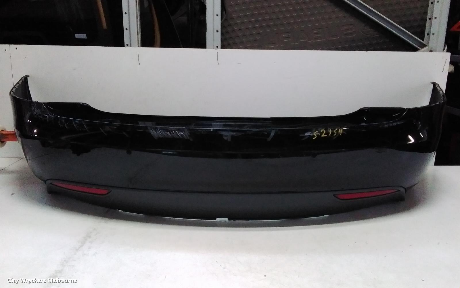 TESLA MODEL S REAR BUMPER, BUMPER BAR, W/ 4 PARK SENSORS, 1ST GEN, 06/2014 - 03/2016 - Image 1