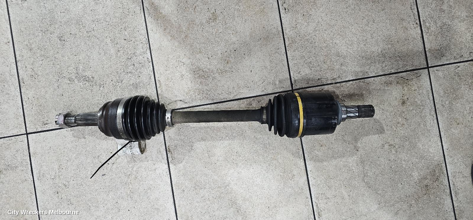 MITSUBISHI OUTLANDER LEFT DRIVESHAFT, FRONT, AUTO T/M TYPE, 2.4, 2WD/4WD, ZG-ZH, 11/2006 - 10/2012 - Image 1