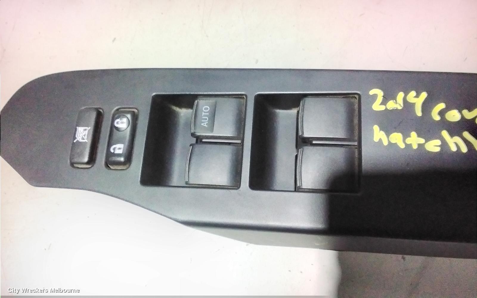 TOYOTA COROLLA PWR DR WIND SWITCH, RH FRONT (MASTER SWITCH), ZRE182R, HATCH, STANDARD, 10/2012 - 03/2015 - Image 3