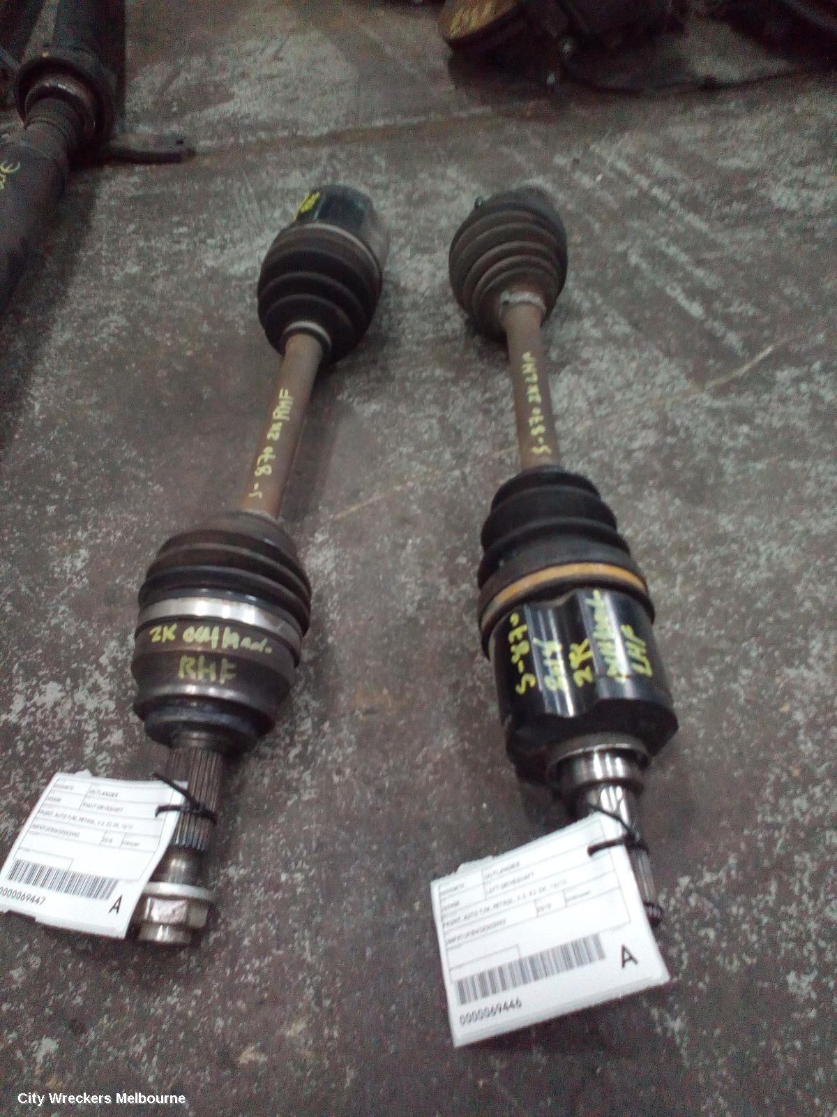 MITSUBISHI OUTLANDER LEFT DRIVESHAFT, FRONT, AUTO T/M, PETROL, 2.0, ZJ-ZL, 10/2012 ONWARDS - Image 2