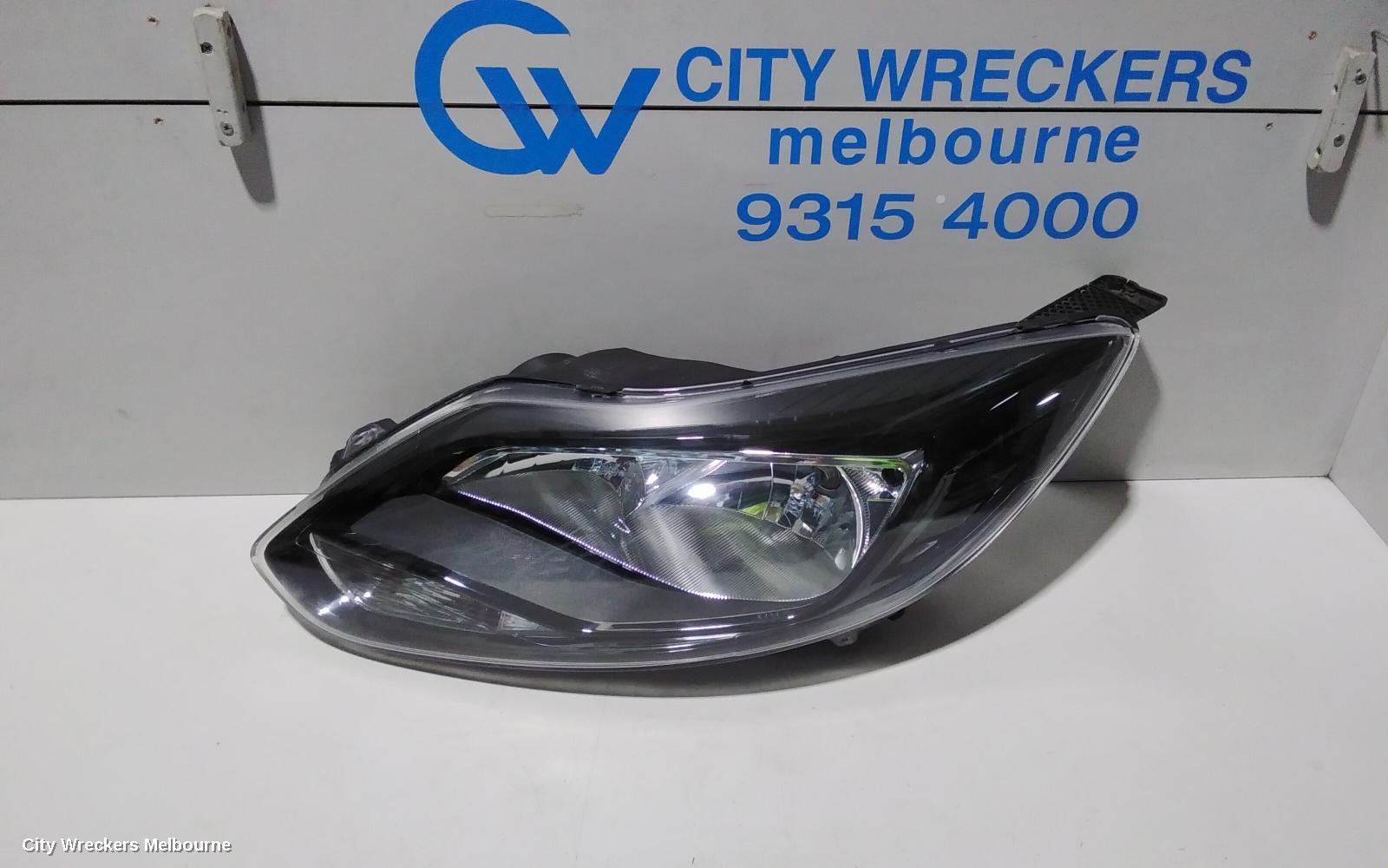 FORD FOCUS LEFT HEADLAMP, LW, SPORT/TITANIUM, HALOGEN TYPE, BLACK INSERT, 08/2012 - 08/2015 - Image 1