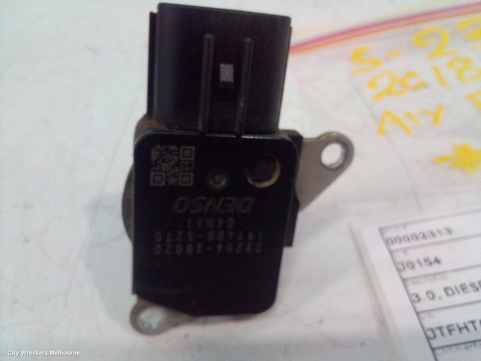 TOYOTA HIACE AIR FLOW METER, 3.0, DIESEL, TURBO, RECTANGLE TYPE, KDH, 08/2010 - 04/2019 - Image 3
