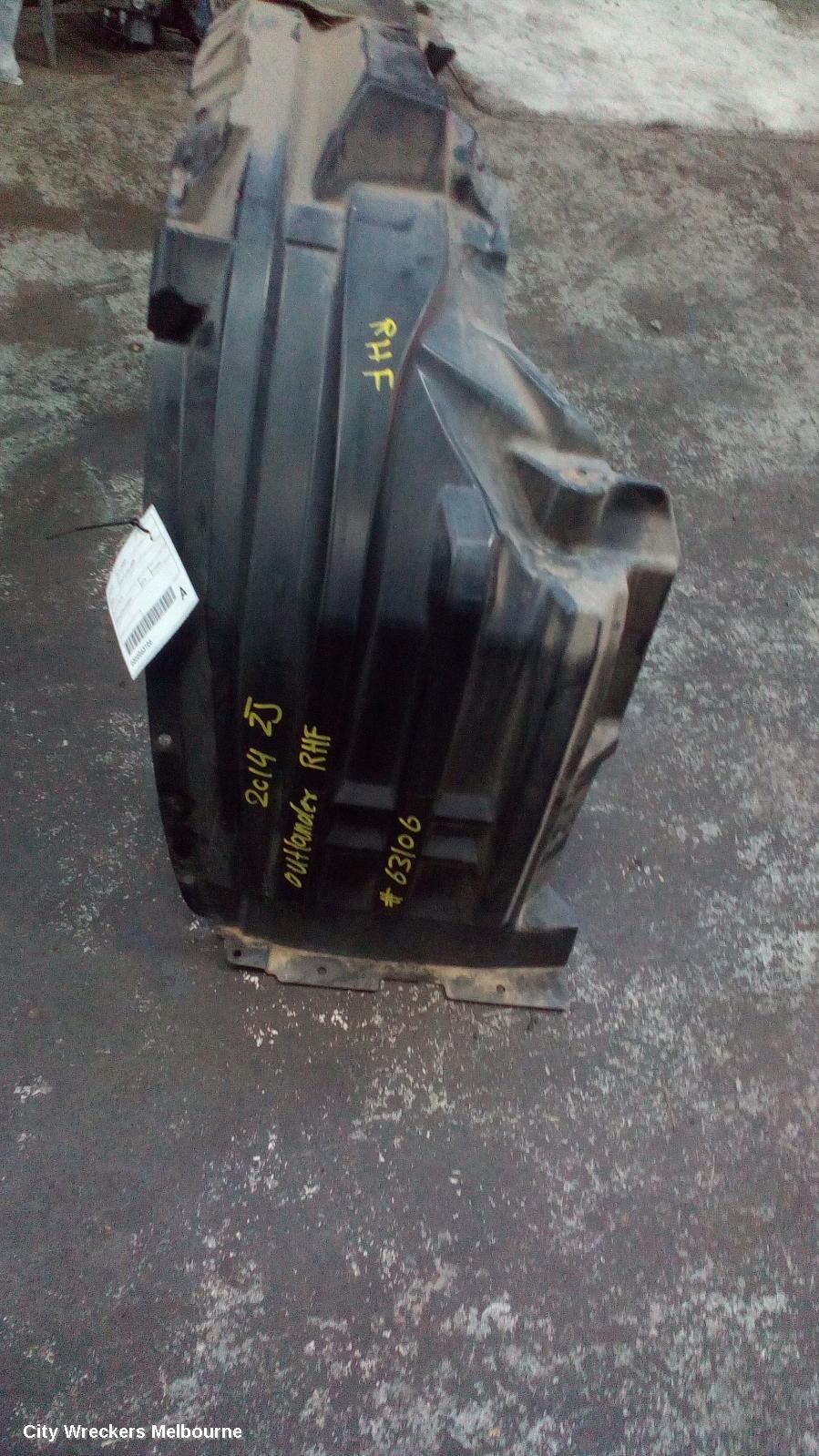 MITSUBISHI OUTLANDER RIGHT GUARD LINER, ZJ-ZL, 10/2013 - 07/2021 - Image 2