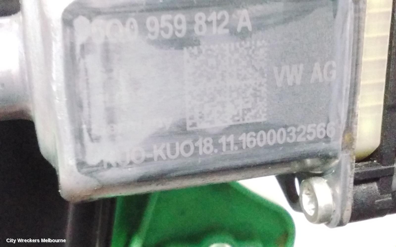 VOLKSWAGEN TIGUAN RIGHT REAR WND REG/MOTOR, DOOR REG ASSY (REG AND MOTOR), 5NA, 06/2016 ONWARDS, 5NA, 06/2016 ONWARDS - Image 3