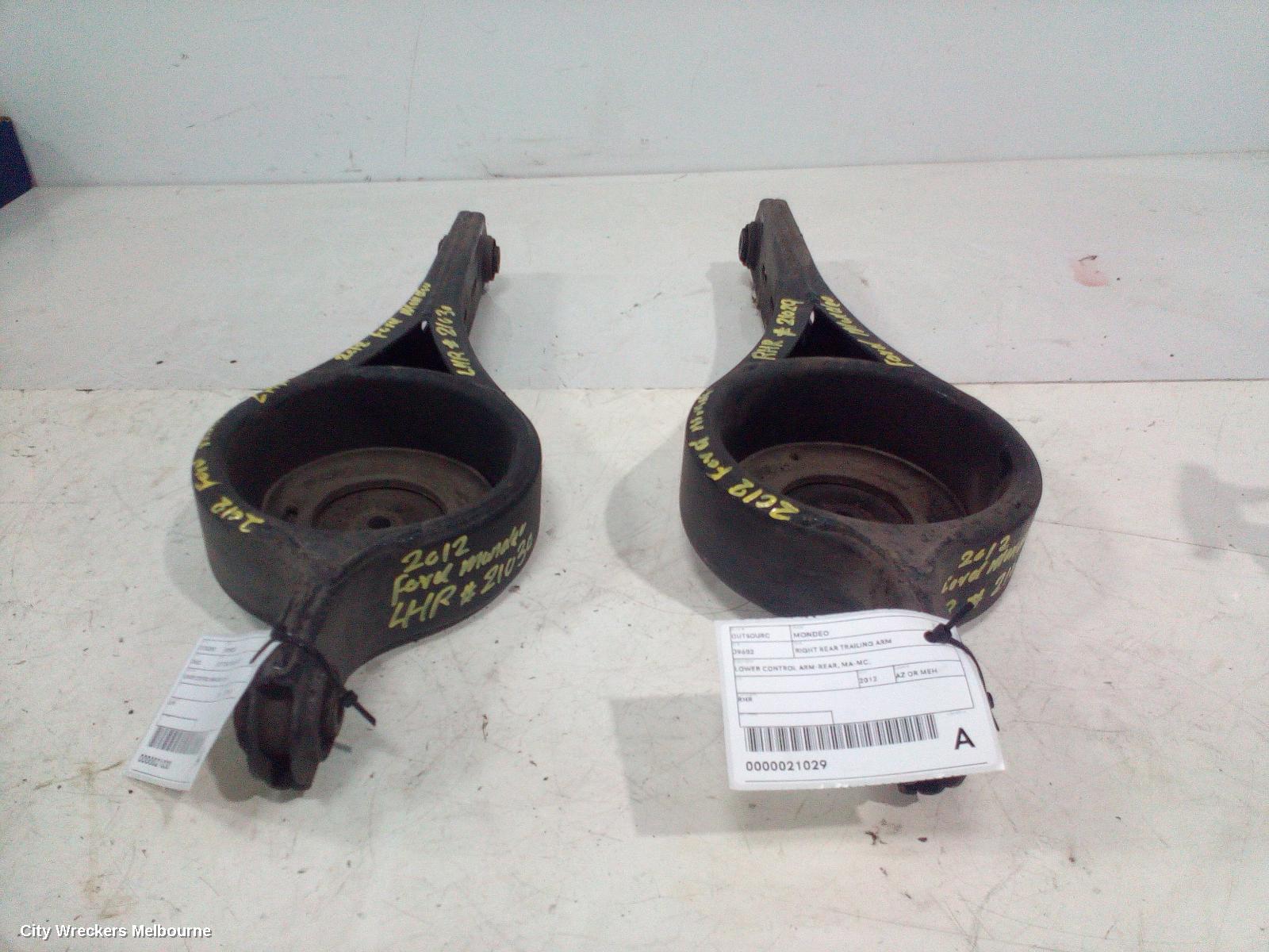 FORD MONDEO RIGHT REAR TRAILING ARM, LOWER CONTROL ARM-REAR, MA-MC, SEDAN/HATCH/WAGON, 10/2007 - 12/2014 - Image 3