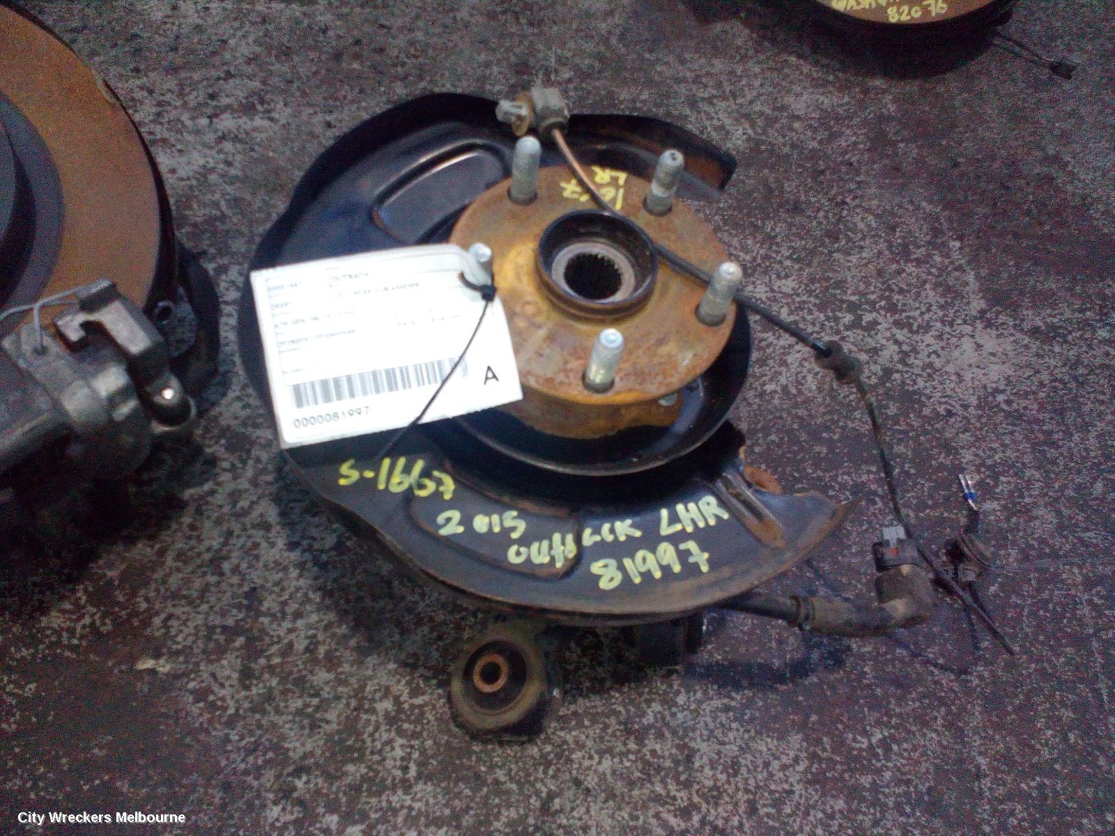 SUBARU OUTBACK LEFT REAR HUB ASSEMBLY, 6TH GEN, 08/2014 - 12/2020 - Image 1