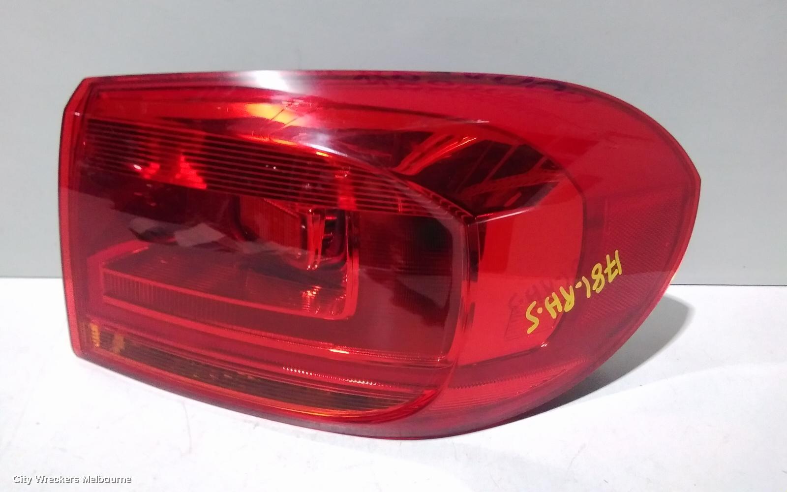 VOLKSWAGEN TIGUAN RIGHT TAILLIGHT, 5N, 07/2011 - 08/2016 - Image 2
