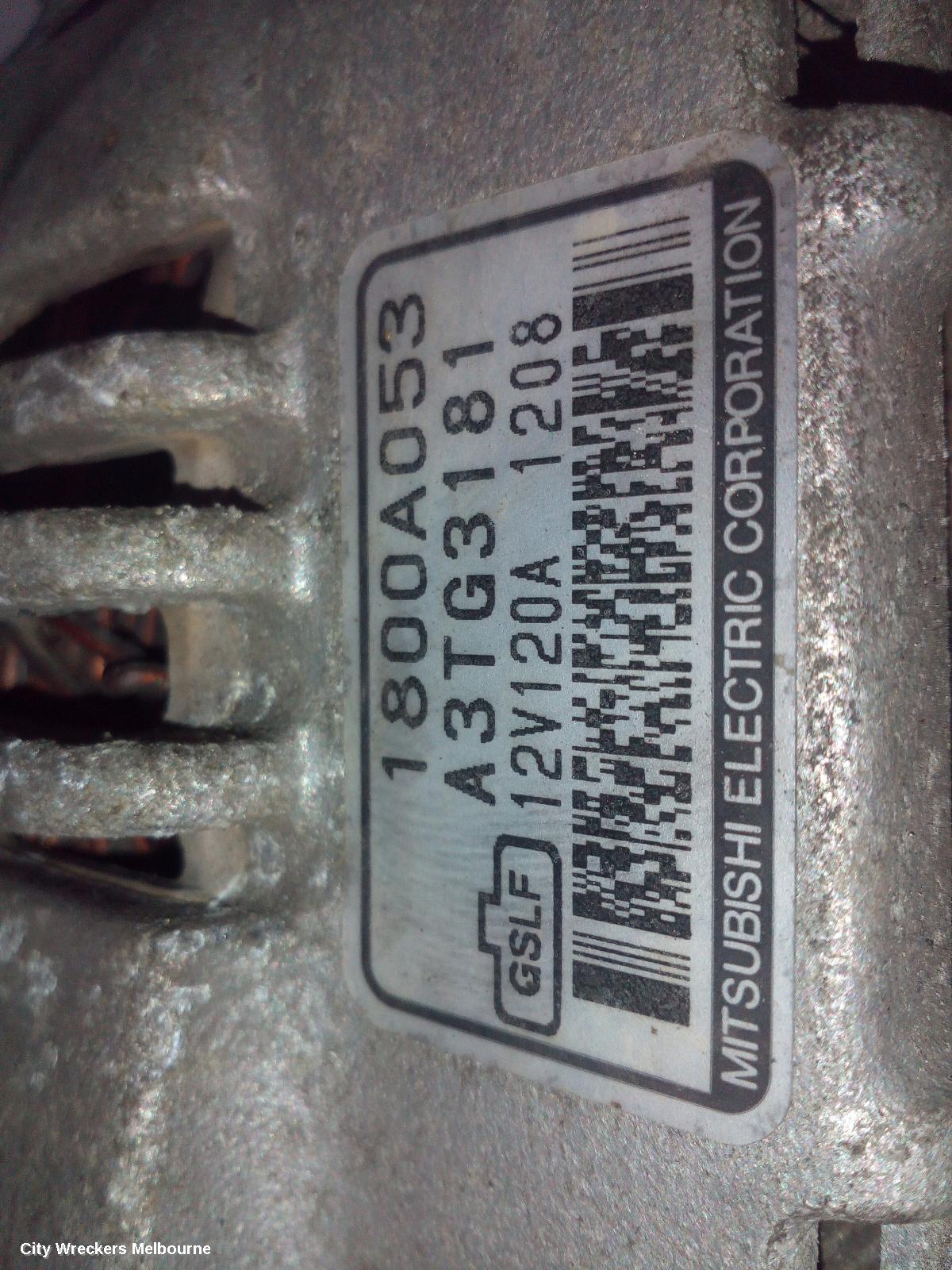 MITSUBISHI ASX ALTERNATOR, PETROL, 2.0, 120AMP, A3TG3181, XA, 07/2010 - 06/2012 - Image 2