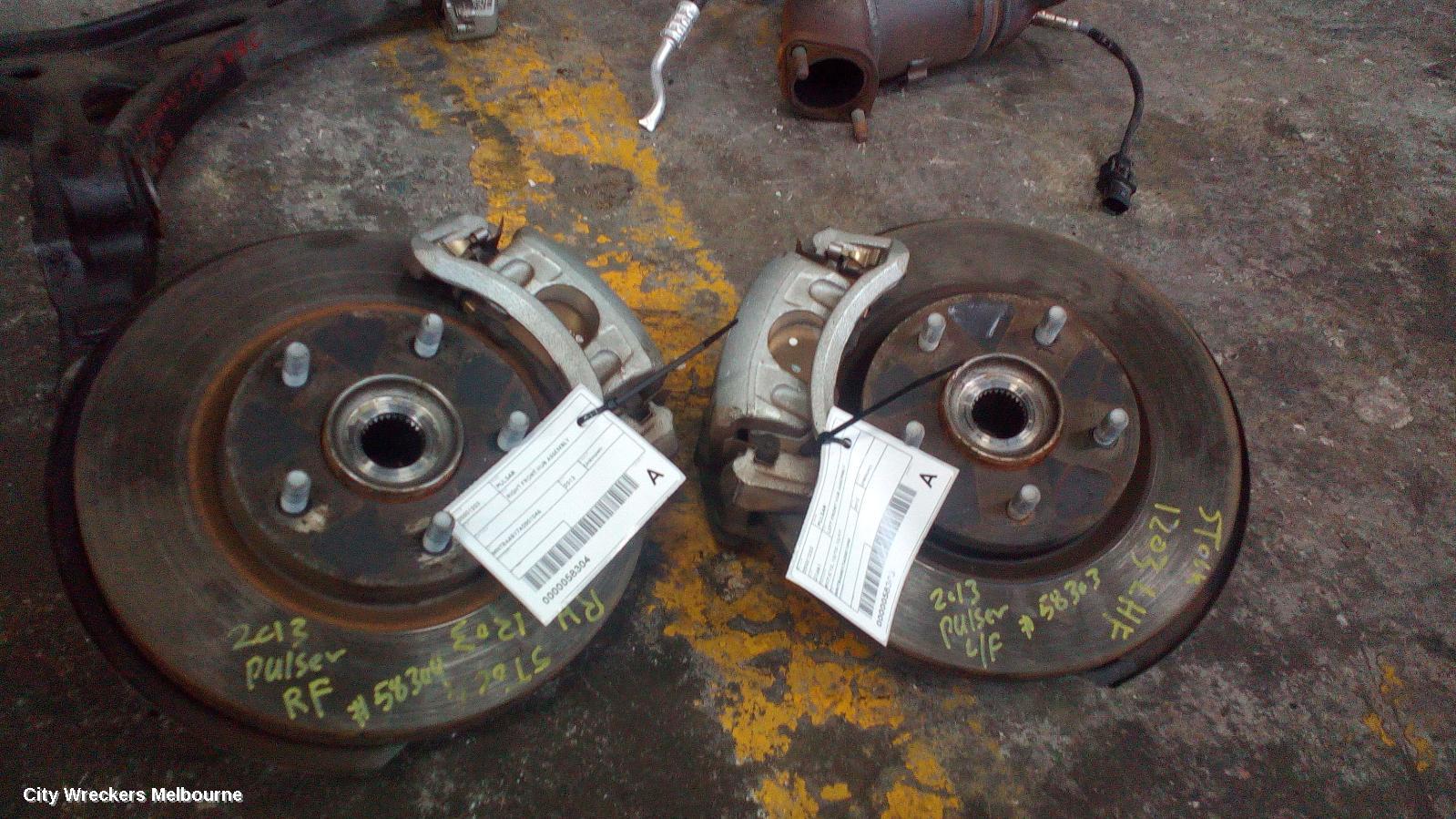 NISSAN PULSAR RIGHT FRONT HUB ASSEMBLY, B17/C12, 12/2012 - 12/2017 - Image 2