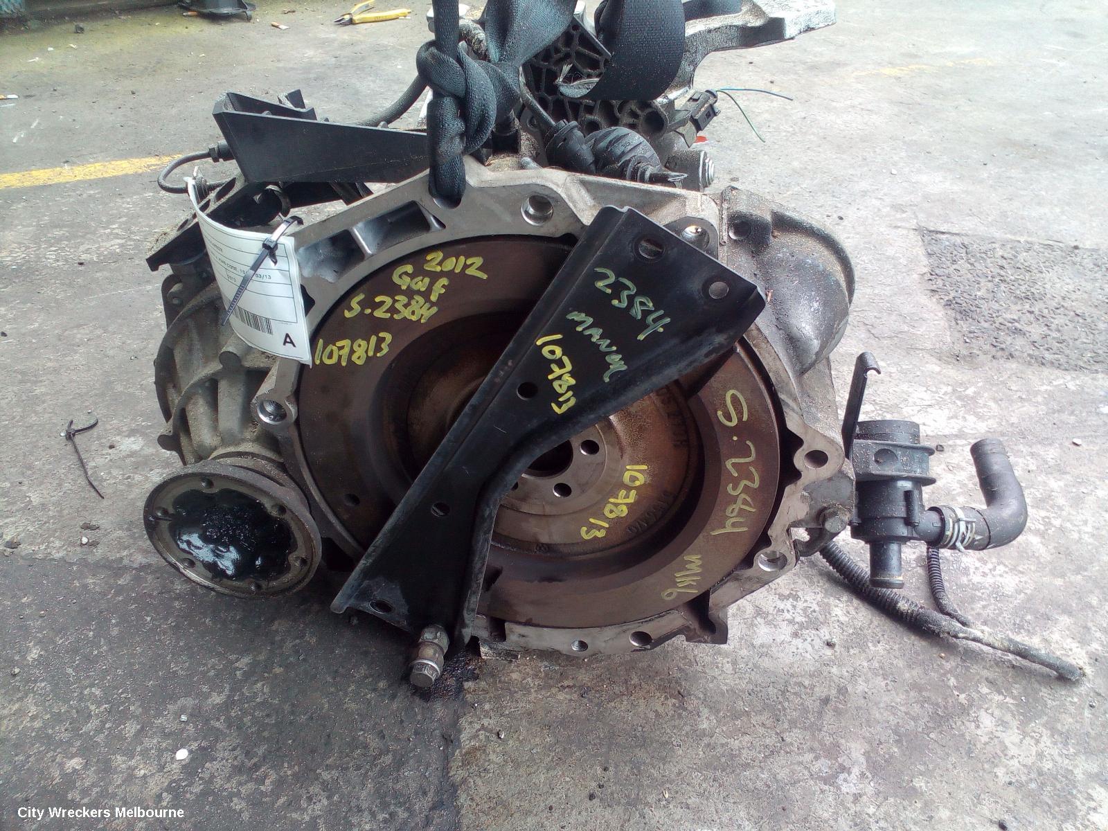 VOLKSWAGEN GOLF TRANS/GEARBOX, MANUAL, PETROL, 1.4, GEN 6, KWB CODE, 10/2008 - 03/2013 - Image 2