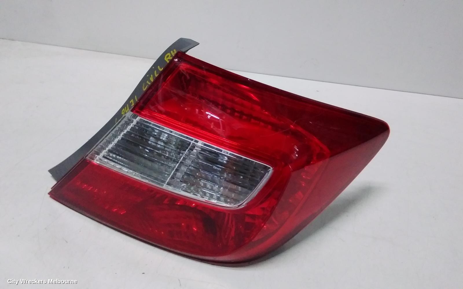 HONDA CIVIC RIGHT TAILLIGHT, 9TH GEN, SEDAN (VIN JHMFB/MRHFB), NON HYBRID, 02/2012 - 04/2016 - Image 2