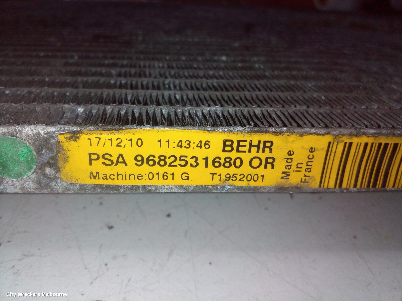 PEUGEOT 308 A/C CONDENSER, T7, 5FW/5FX/5FT/5FV/9HZ/RHR/RHF/8FR ENGINE, 09/2007 - 09/2014 - Image 3