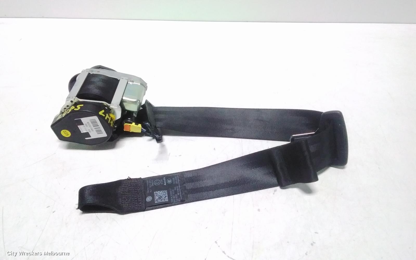 VOLKSWAGEN GOLF SEATBELT/STALK, LH FRONT, SEAT BELT ONLY, CABRIO, GEN  6, 02/2009 - 01/2016 - Image 2