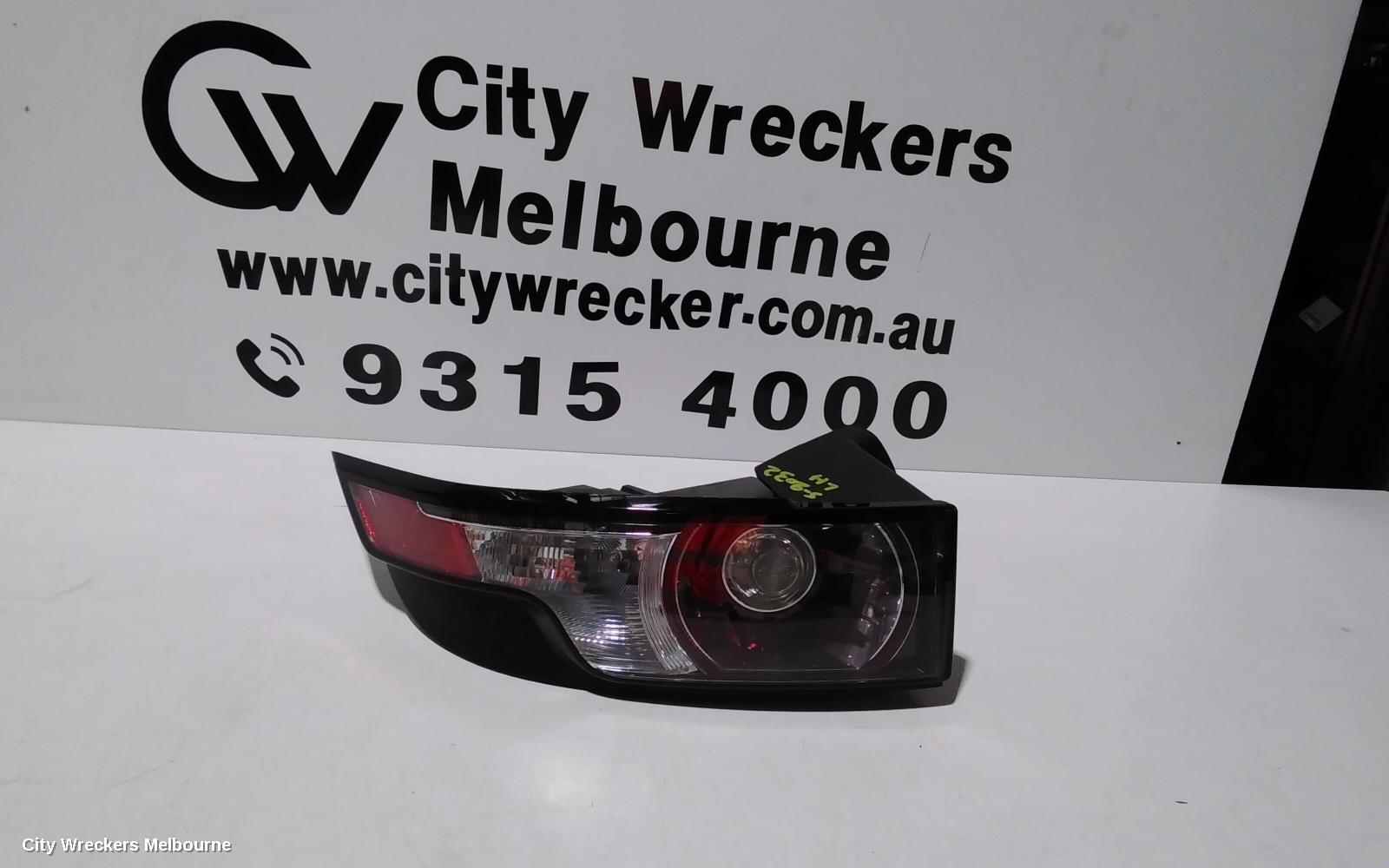 LAND ROVER RANGEROVER EVOQUE LEFT TAILLIGHT, IN BODY, L538, RED/CLEAR TYPE, 11/2011 - 06/2015 - Image 1