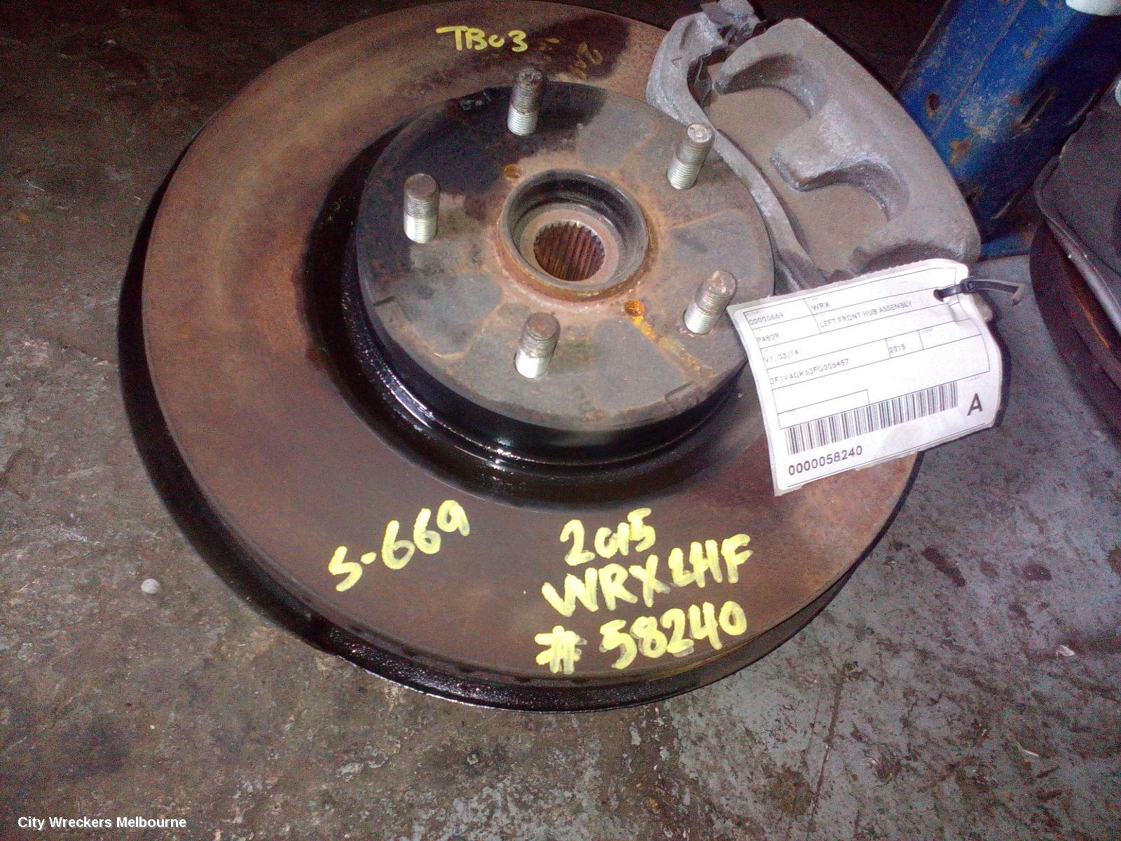 SUBARU WRX LEFT FRONT HUB ASSEMBLY, V1, 03/2014 - 10/2021 - Image 3