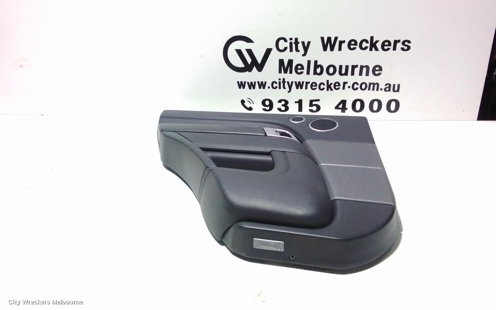 LAND ROVER RANGEROVER SPORT DOOR TRIM, LH REAR, L494, BLACK, LEATHER, 06/2013 ONWARDS - Image 1