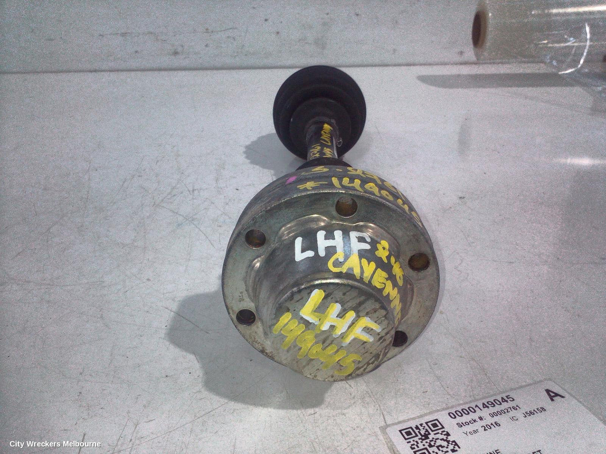 PORSCHE CAYENNE LEFT DRIVESHAFT, FRONT, DIESEL, 3.0, 92A, 07/2010 - 04/2018 - Image 1