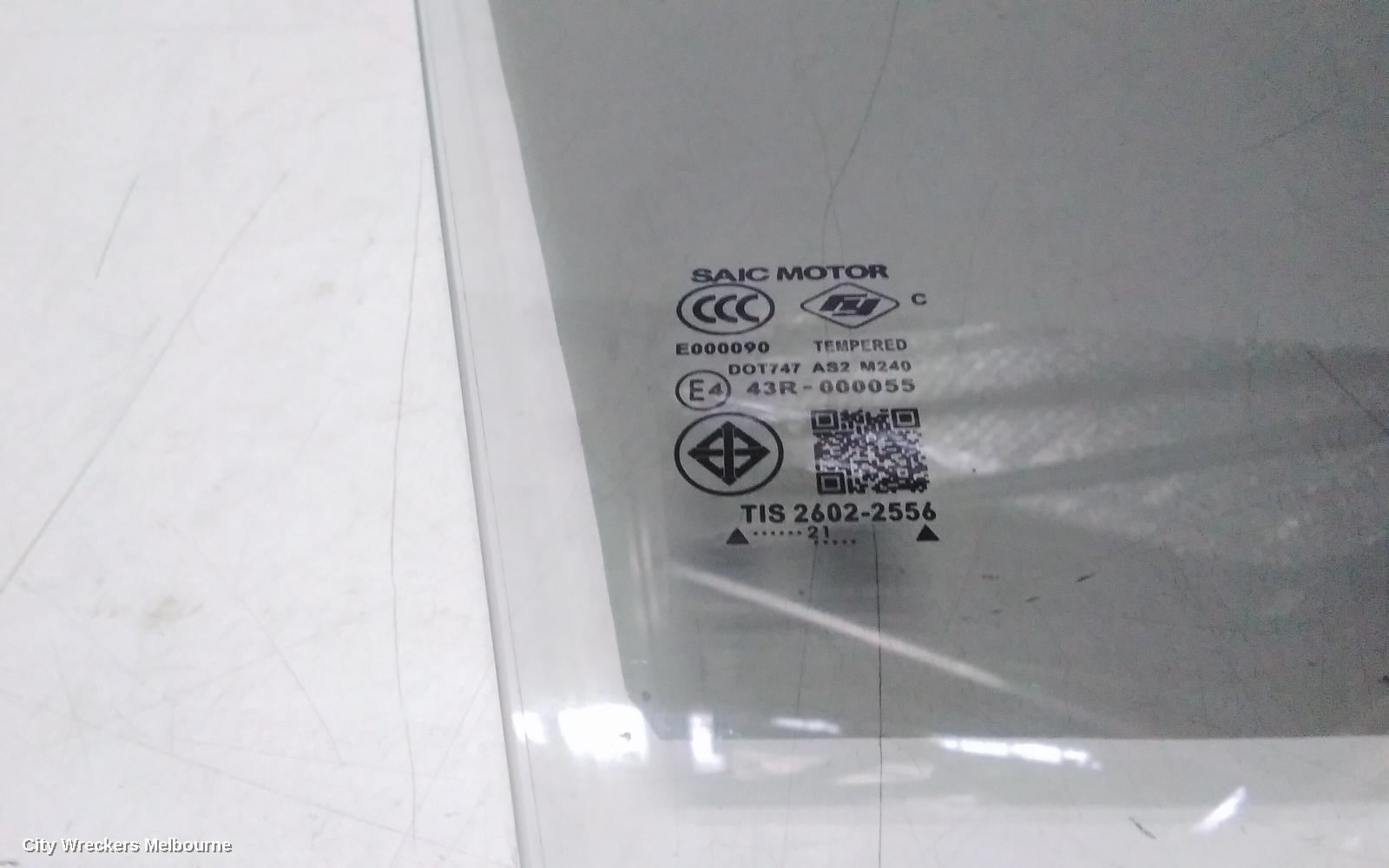 MG HS RIGHT FRONT DOOR WINDOW, SAS23, 08/2019 - 12/2024 - Image 3