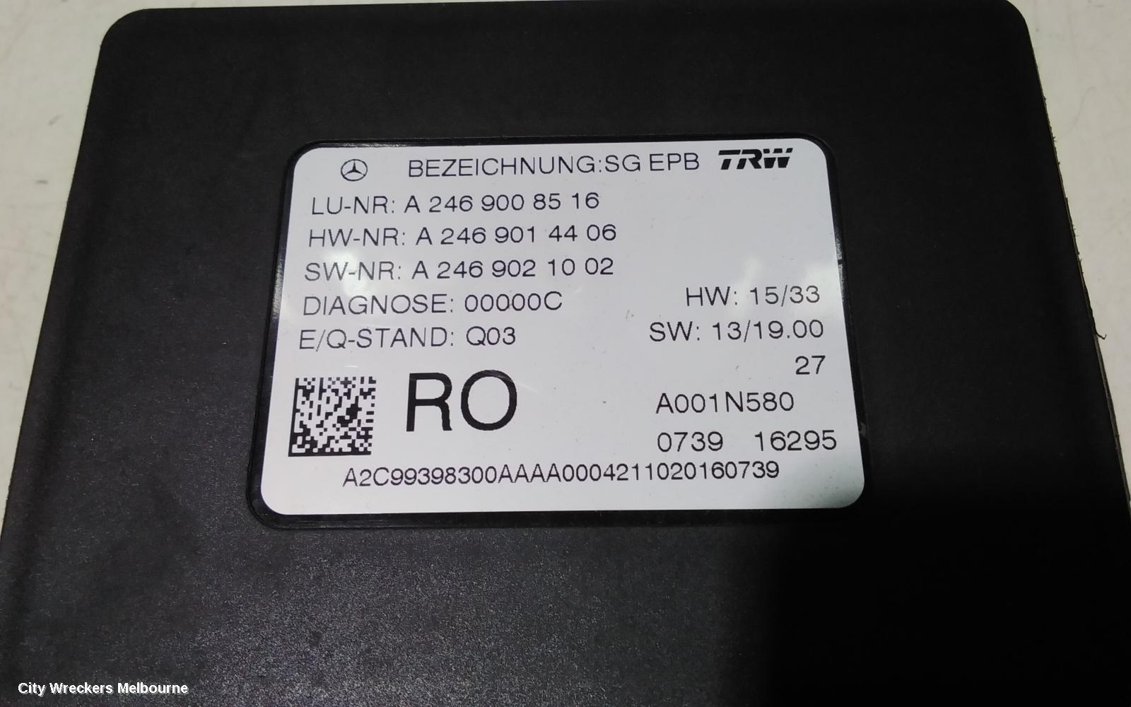 MERCEDES CLA CLASS, C117, 10/2013 - 02/2019, BRAKE MODULE A2469008516: 107173 - Image 3