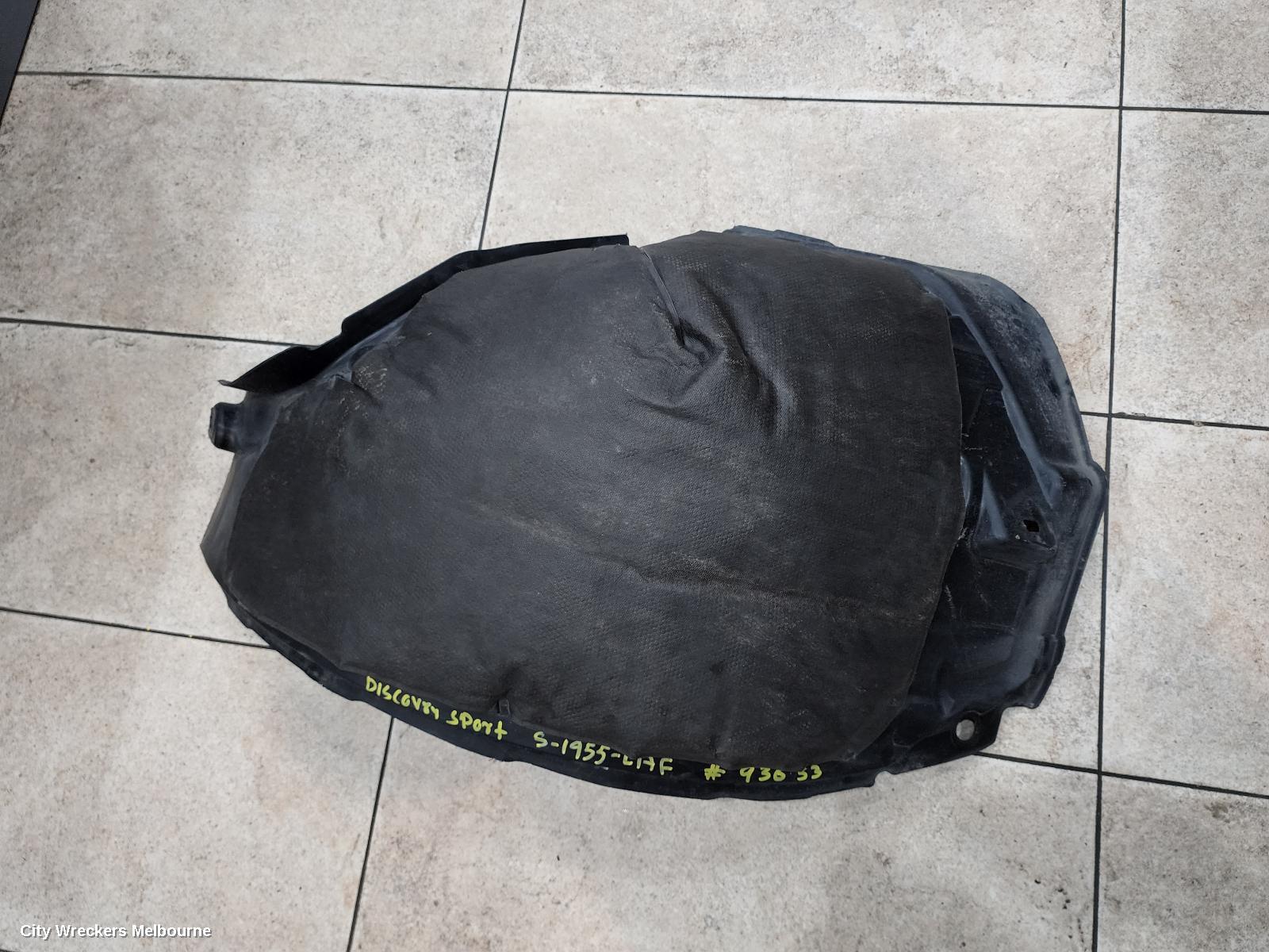 LAND ROVER DISCOVERY SPORT LEFT GUARD LINER, L550, FRONT ASSY, 01/2015 - 06/2019 - Image 3
