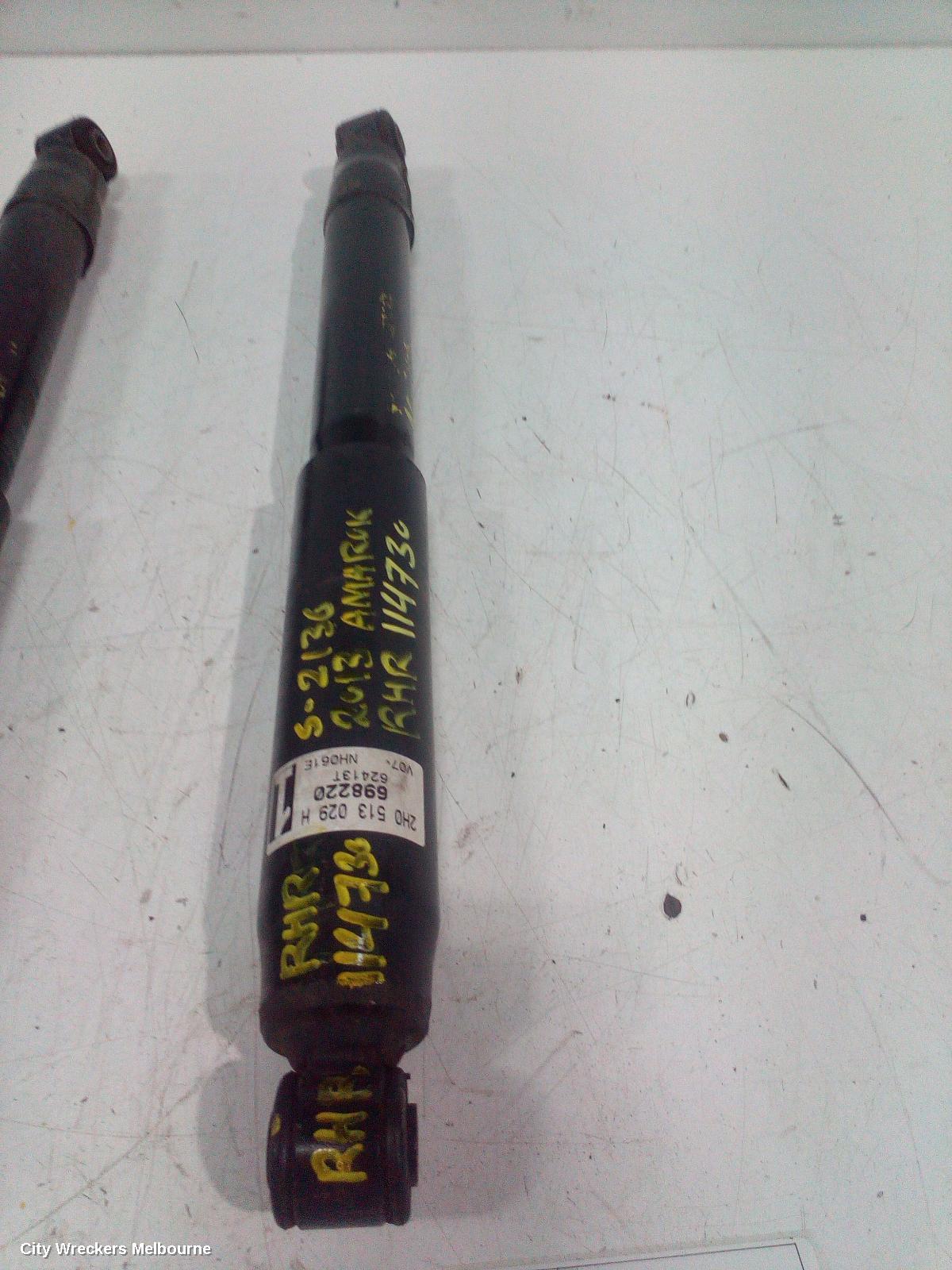 VOLKSWAGEN AMAROK SHOCK ABSORBER, 2H, REAR, 10/2010 - 09/2022 - Image 1
