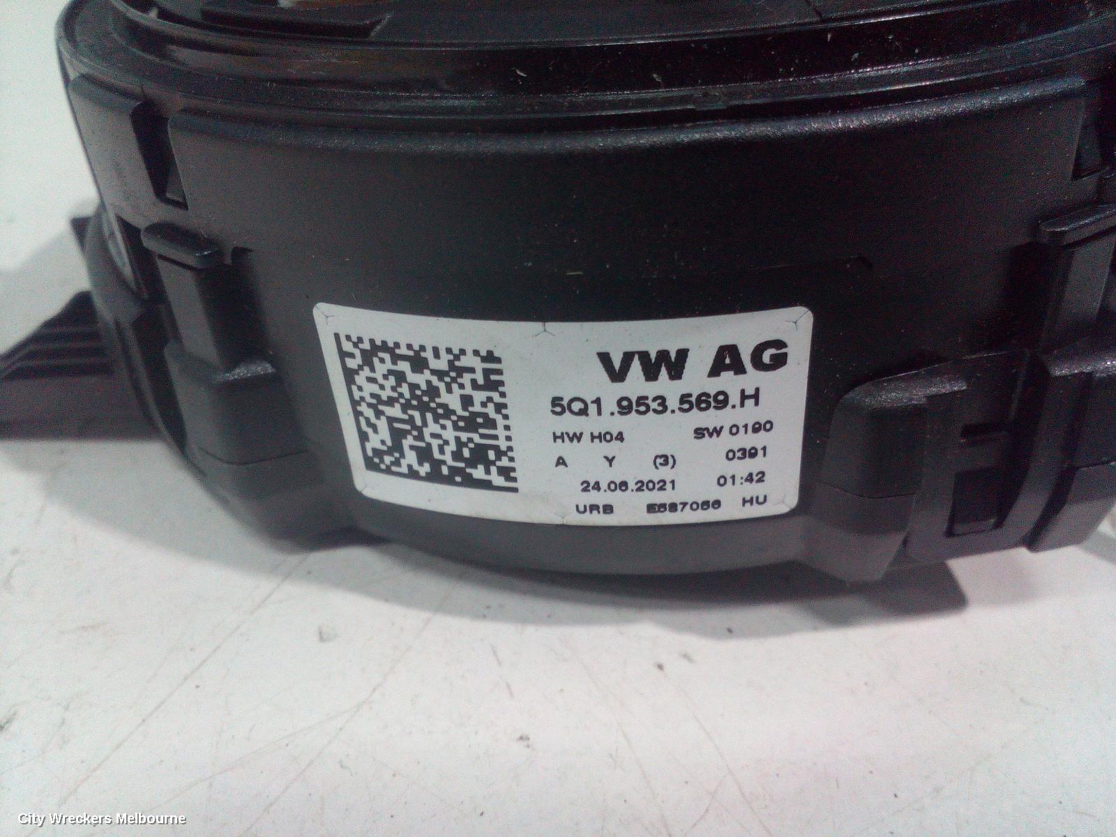VOLKSWAGEN T-ROC AIRBAG MODULE/SENSOR, CLOCKSPRING, A1, 03/2020 ONWARDS - Image 1