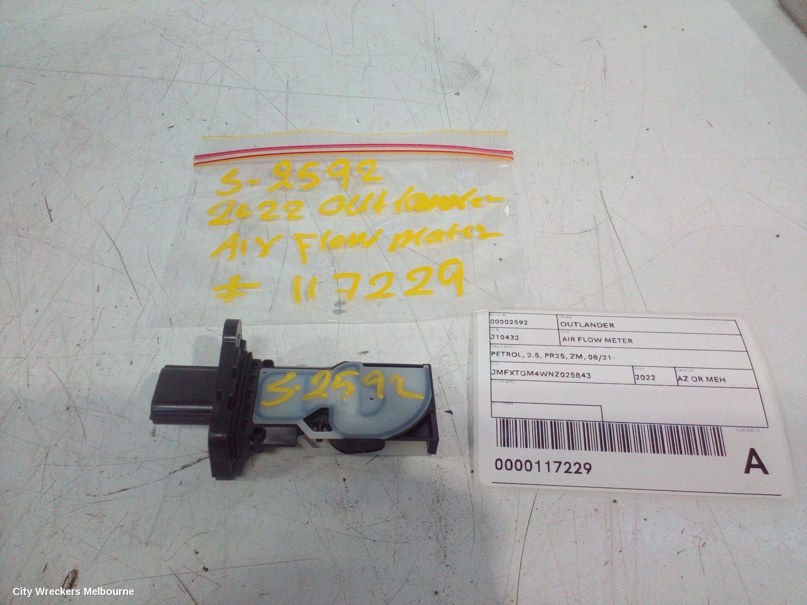 MITSUBISHI OUTLANDER AIR FLOW METER, PETROL, 2.5, PR25, ZM, 08/2021 ONWARDS - Image 3