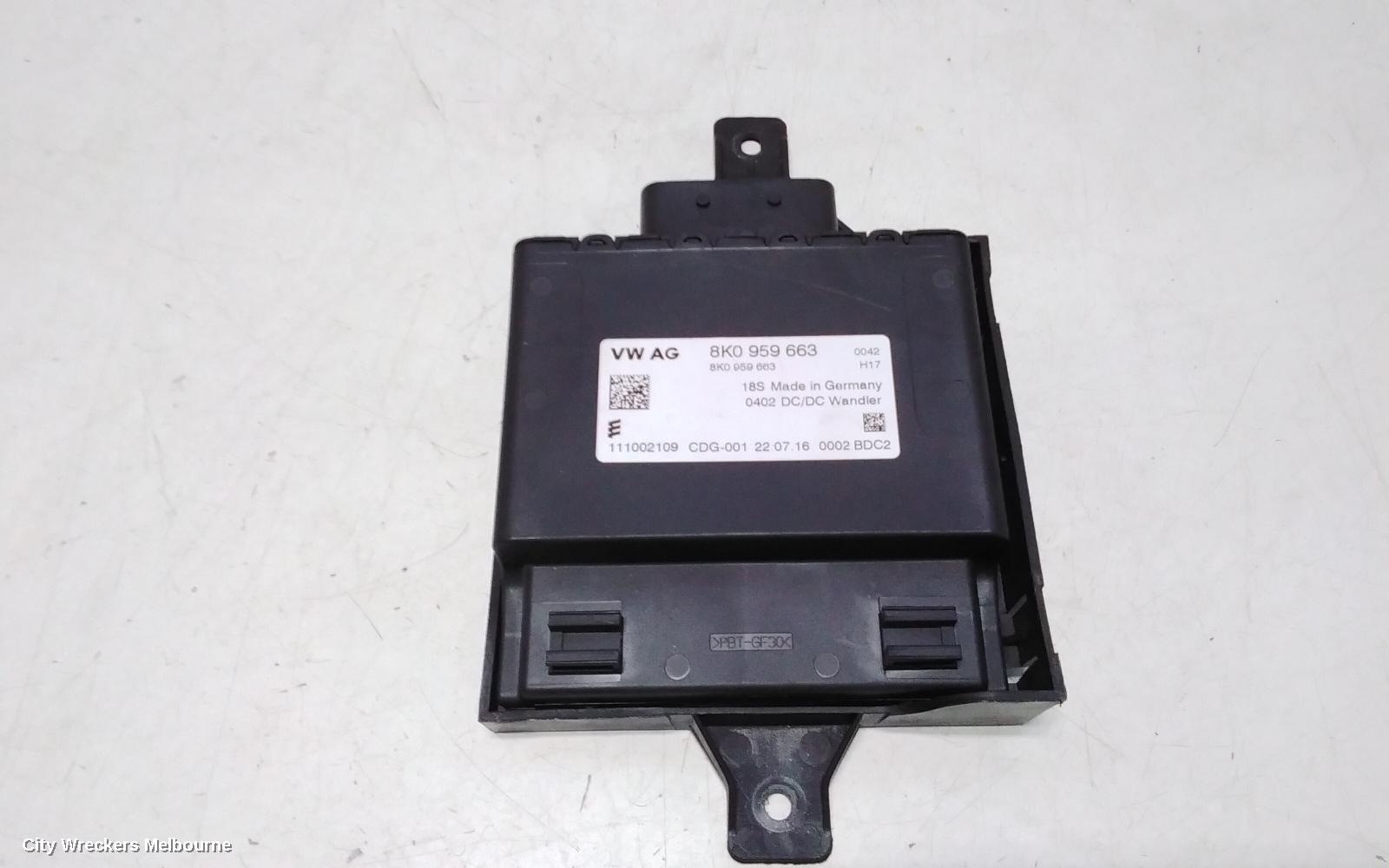 AUDI Q5, 8R, 12/2008 - 01/2017, 8K0-959-663 VOLTAGE STABILIZER CONTROL MODULE: 110351 - Image 2