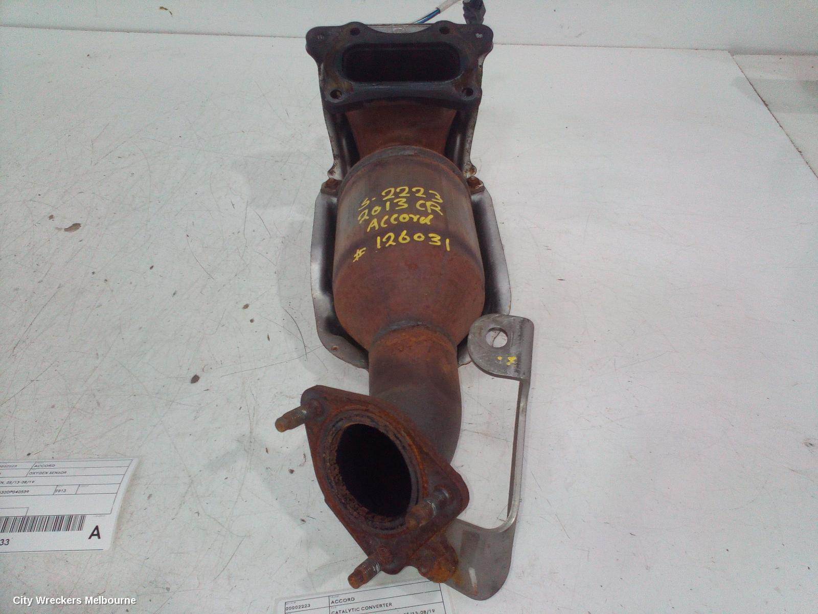 HONDA ACCORD CATALYTIC CONVERTER, MANIFOLD-CAT TYPE, 2.4, PETROL, 9TH GEN, 05/2013 - 08/2019 - Image 1