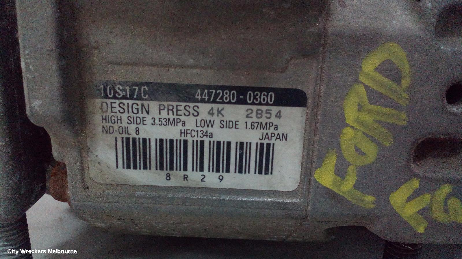 FORD FALCON A/C COMPRESSOR, FG-FGX, 4.0, PETROL, LPI, 04/2008 - 12/2016 - Image 1
