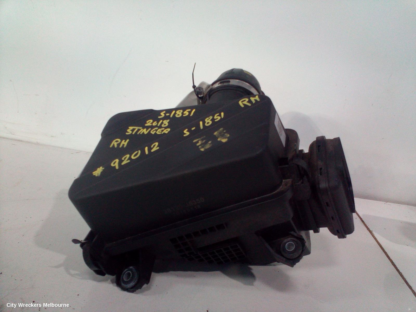 KIA STINGER AIR CLEANER/BOX, AIR CLEANER, CK, 3.3, PETROL, RH SIDE, 06/2017 ONWARDS - Image 3
