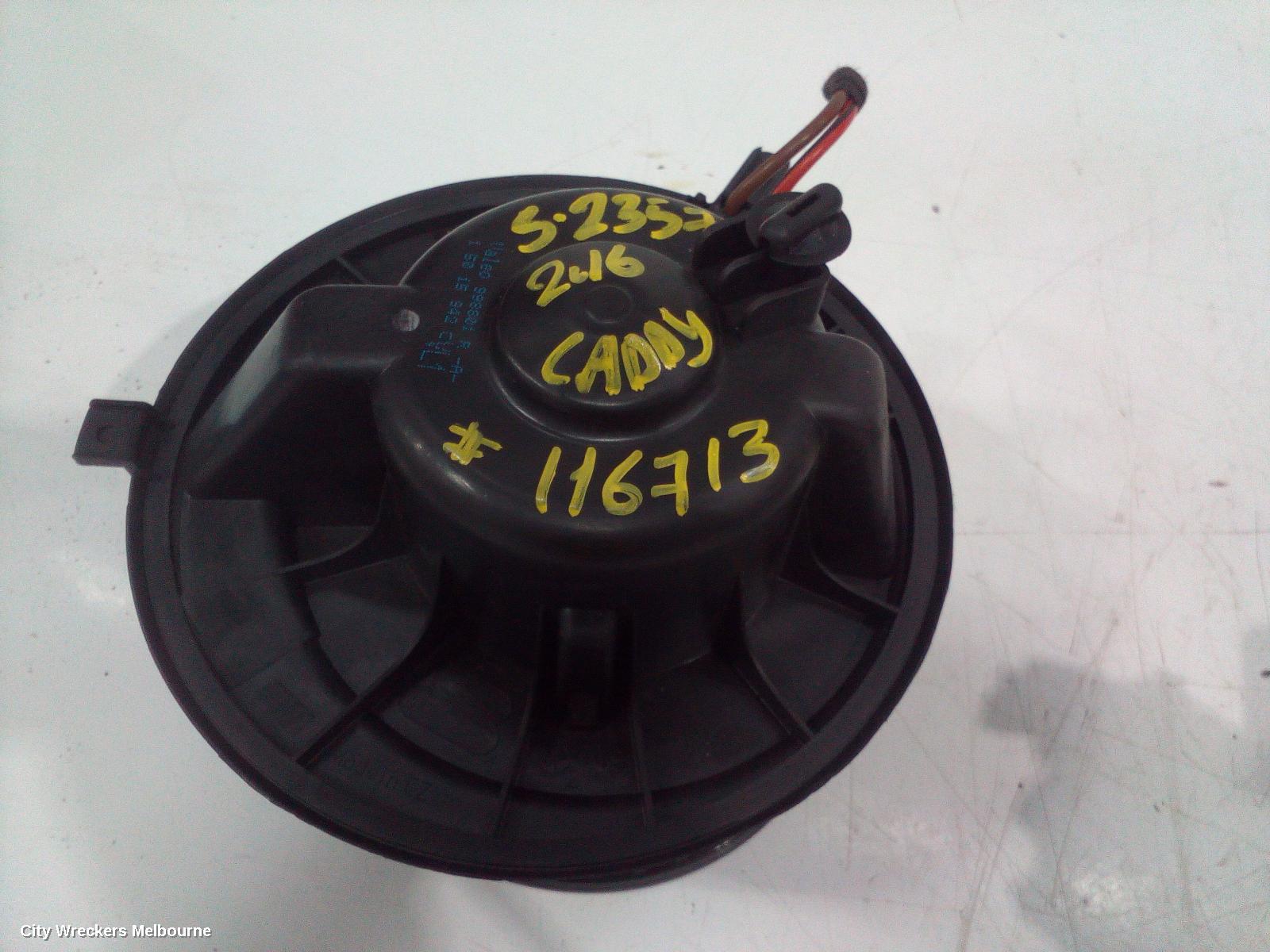 VOLKSWAGEN CADDY HEATER FAN MOTOR, 2KN, P/N 1K2819015, NON CLIMATE CONTROL TYPE, 12/2015 ONWARDS 02/2021 - Image 2