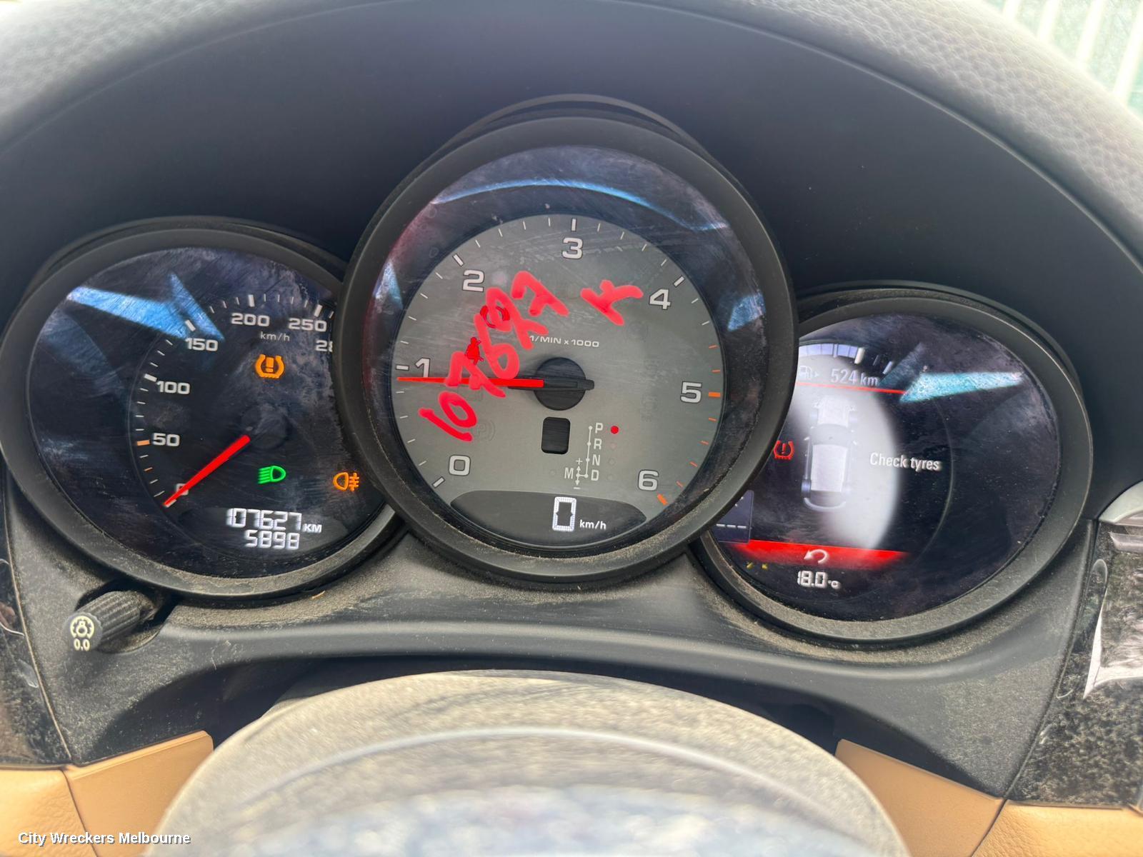 PORSCHE MACAN INSTRUMENT CLUSTER, DIESEL, 95B, 06/2014 - 07/2018 - Image 1