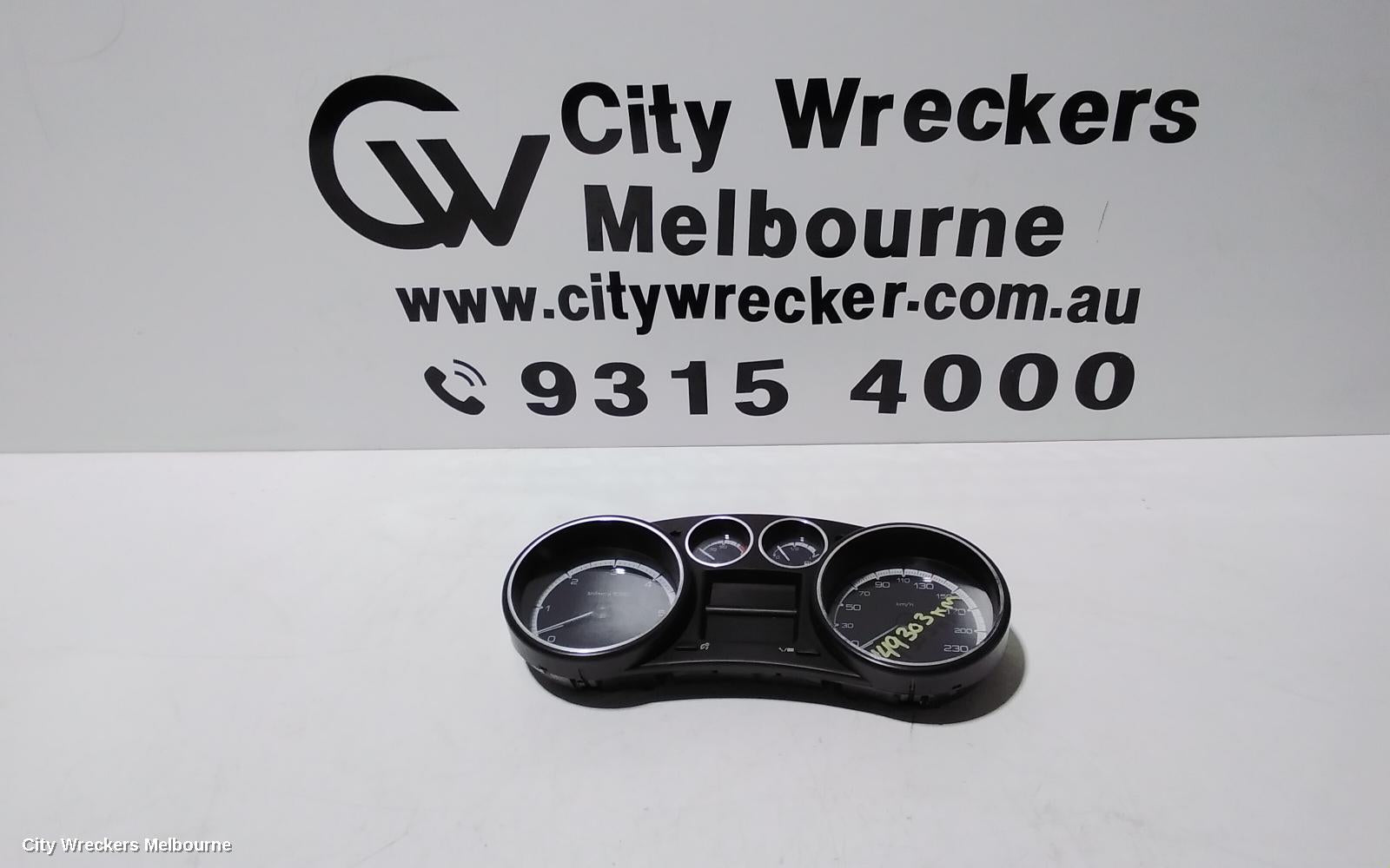 PEUGEOT 308 INSTRUMENT CLUSTER, T7, VIN# ...4CRHHA, 09/2007 - 12/2013 - Image 1
