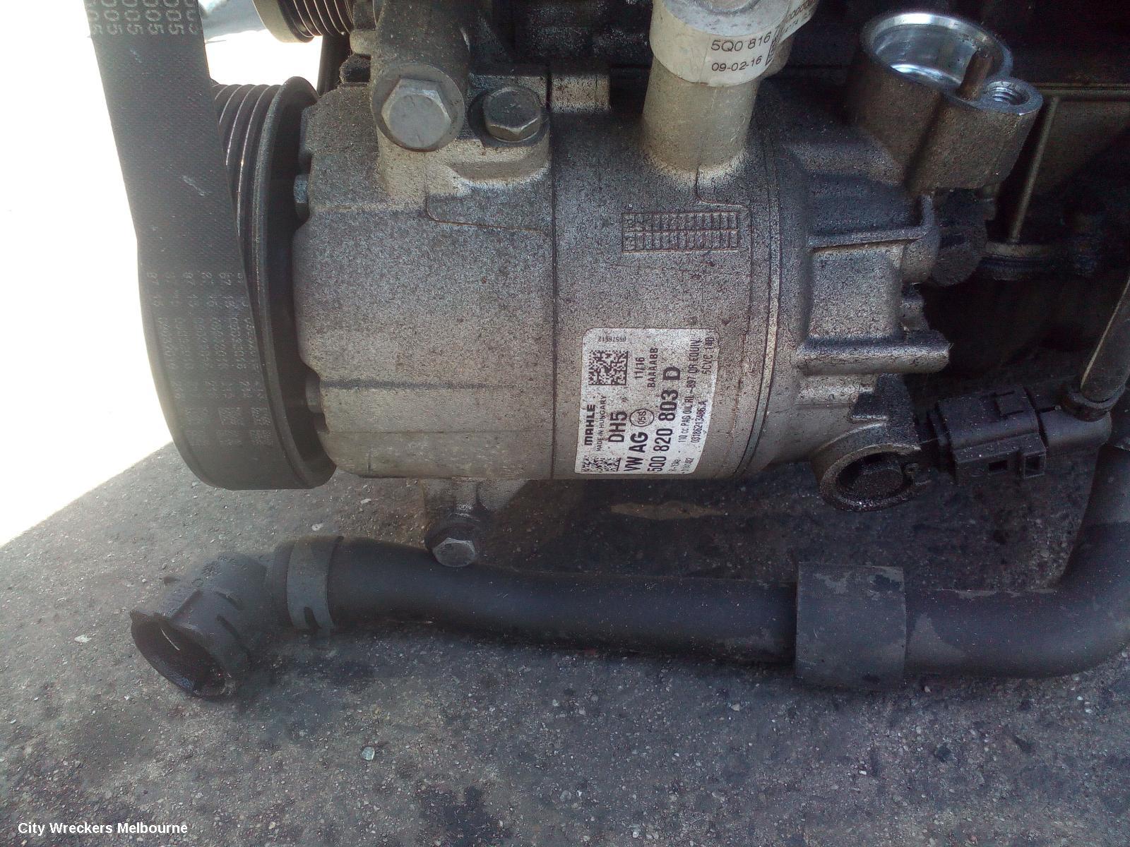 VOLKSWAGEN GOLF A/C COMPRESSOR, GEN 7, 1.4/1.8, PETROL, 12/2012 - 08/2020 - Image 1