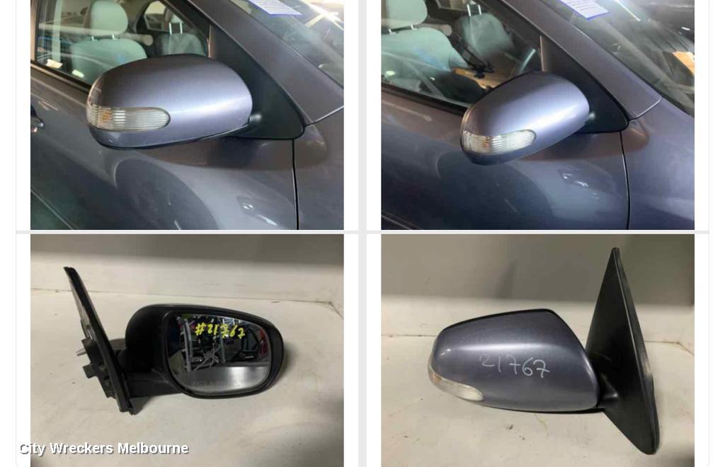 KIA CERATO RIGHT DOOR MIRROR, TD, THICK BLINKER TYPE, SEDAN, 10/2008 - 07/2010 - Image 1