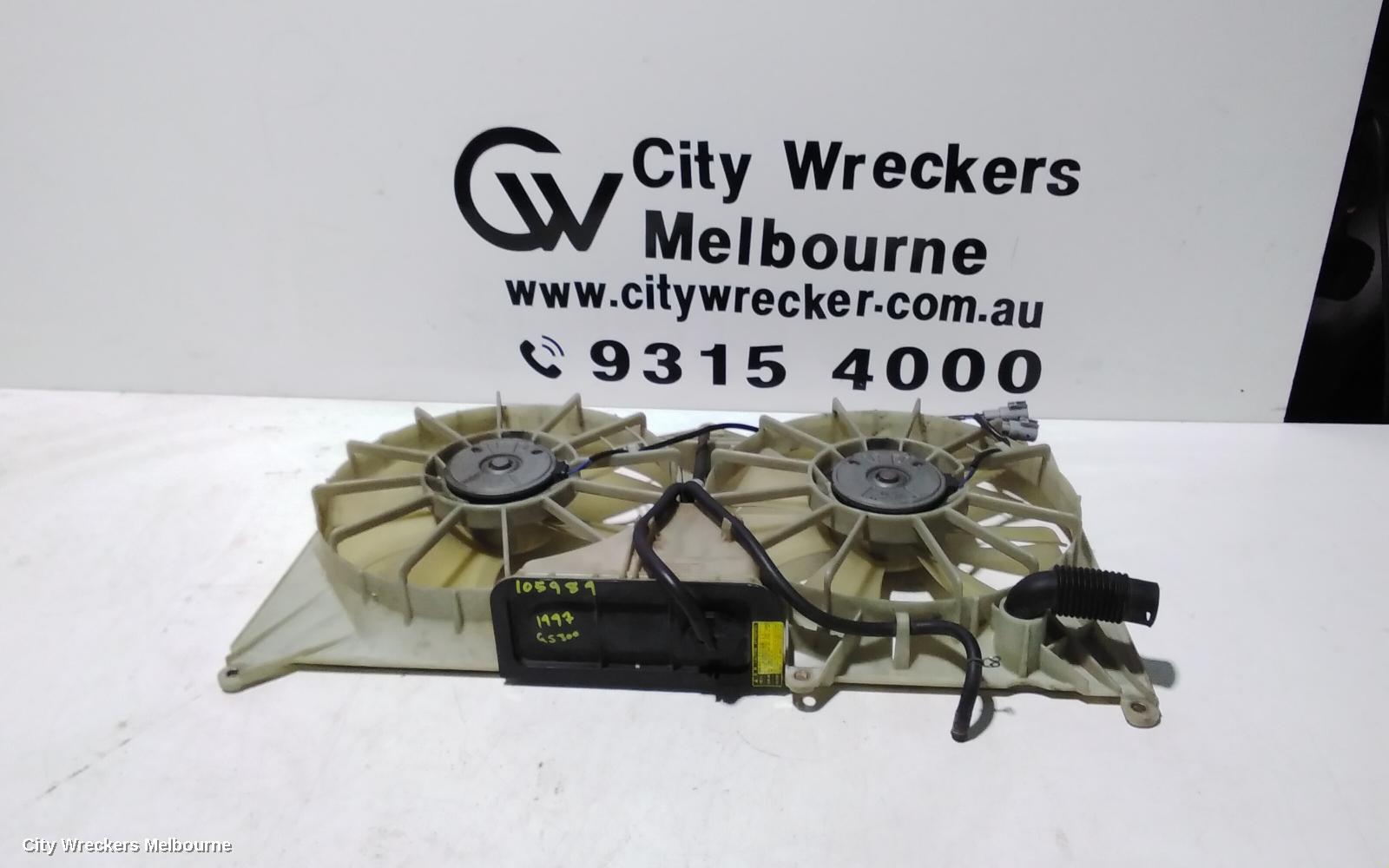 LEXUS GS FAN, DUAL ASSY, 3.0, 2JZ NON TURBO, 10/1997 - 12/2004 - Image 1