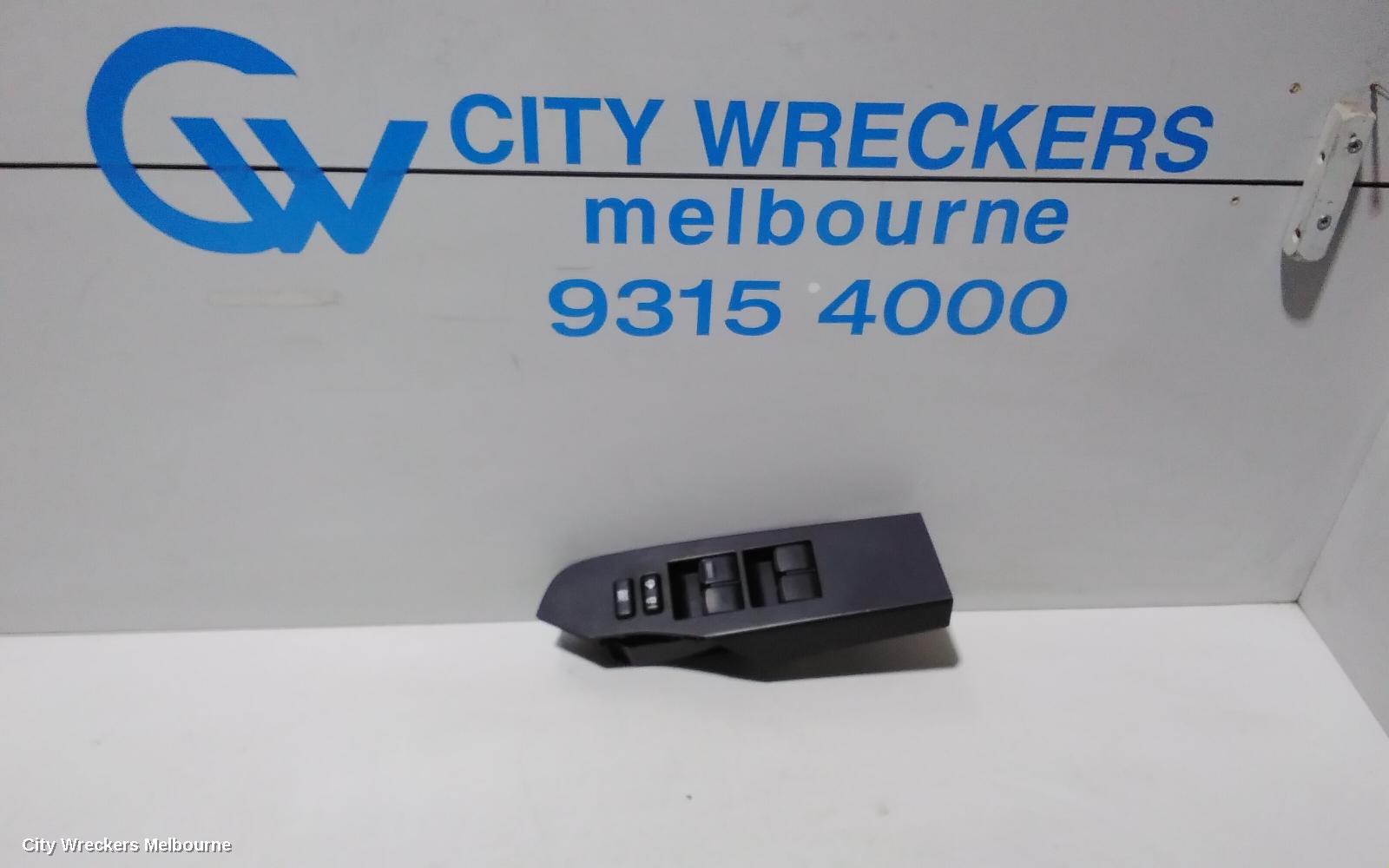 TOYOTA COROLLA PWR DR WIND SWITCH, RH FRONT (MASTER SWITCH), ZRE152/20153R, FRONT DOOR ONLY, 03/2007 - 10/2013 - Image 1