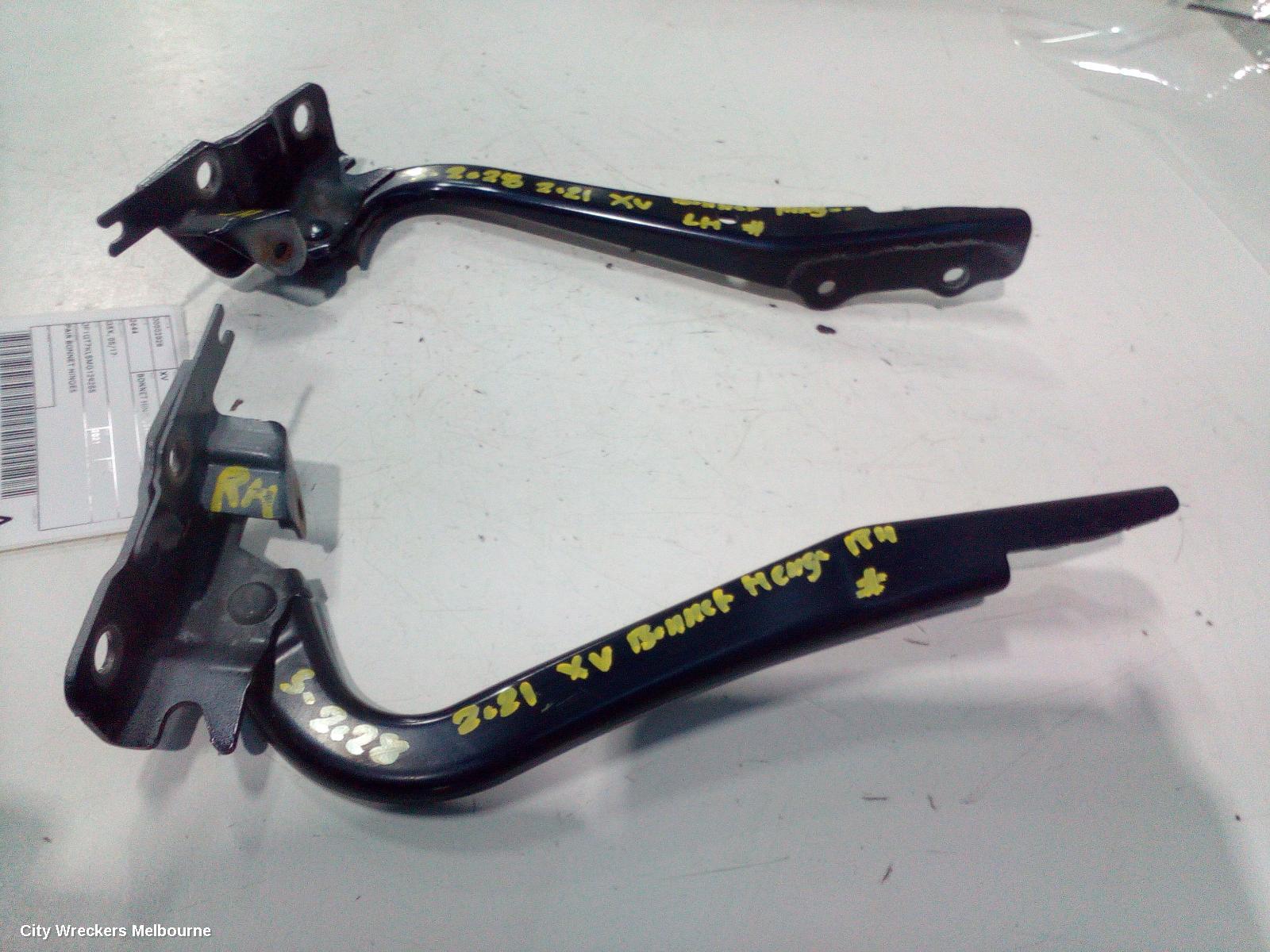 SUBARU XV BONNET HINGE/STRUT, G5X, HINGES (PAIR), 03/2017 - 06/2023 - Image 3